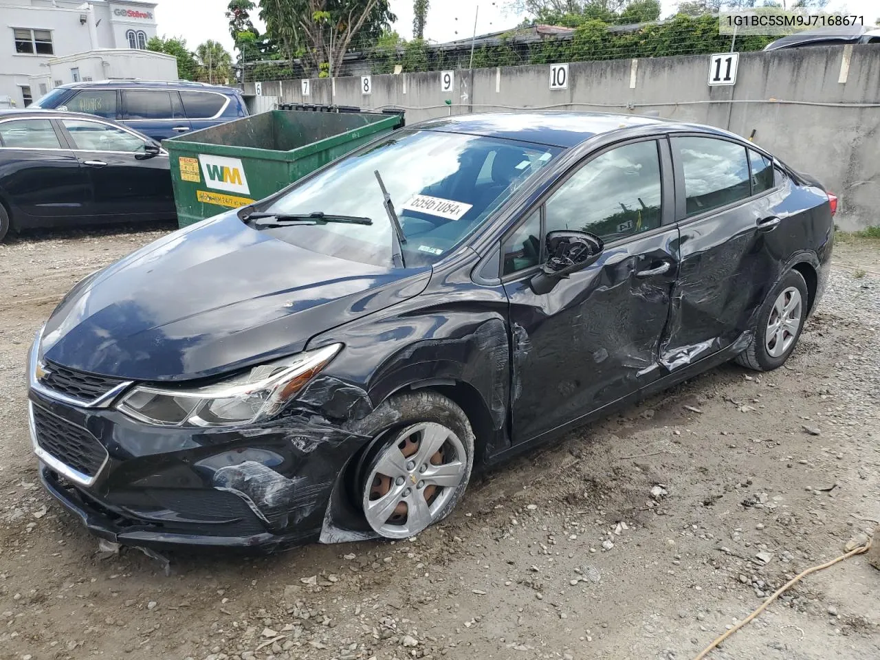 2018 Chevrolet Cruze Ls VIN: 1G1BC5SM9J7168671 Lot: 65961084