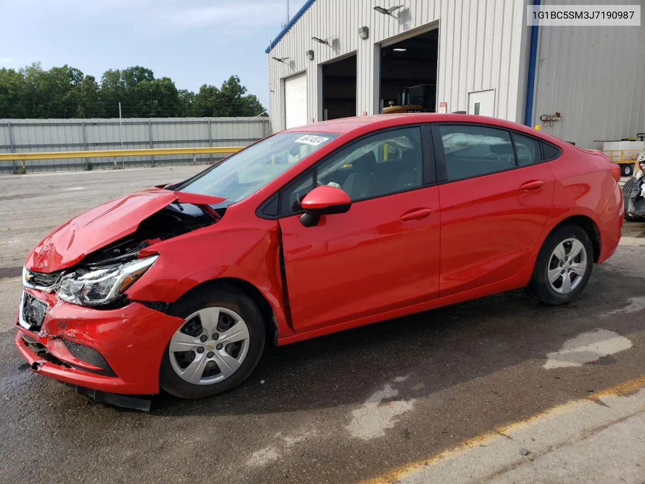 2018 Chevrolet Cruze Ls VIN: 1G1BC5SM3J7190987 Lot: 66414524