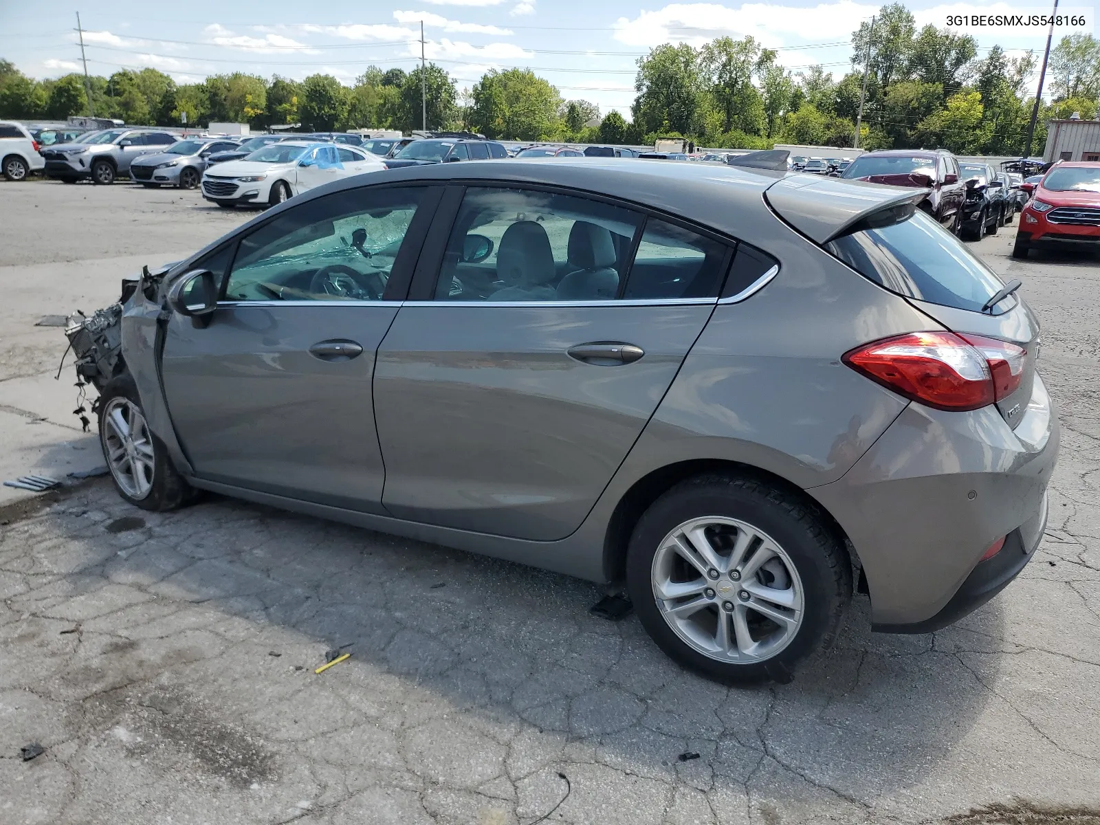 2018 Chevrolet Cruze Lt VIN: 3G1BE6SMXJS548166 Lot: 66751034