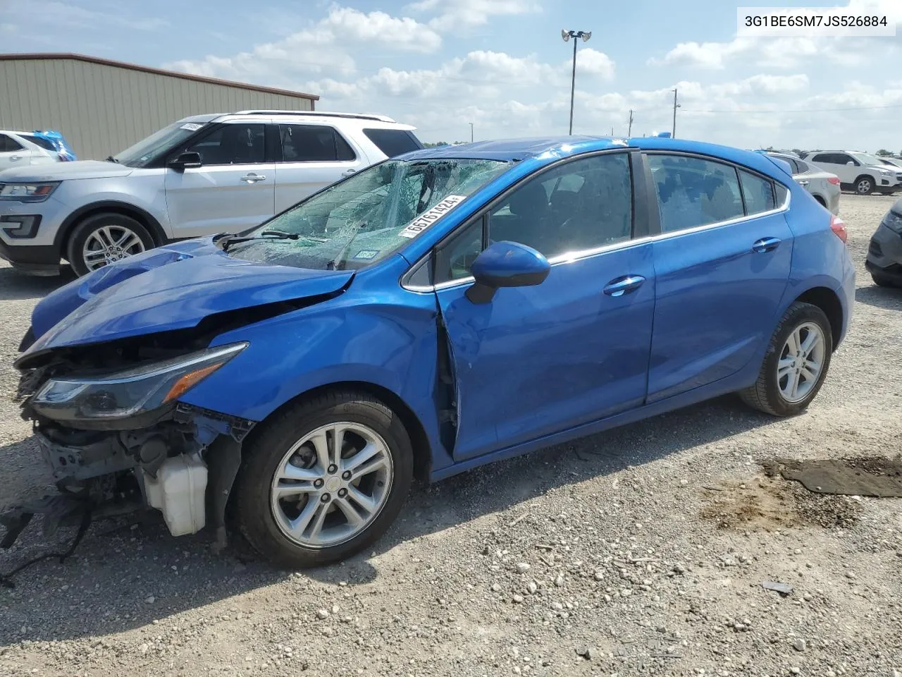 2018 Chevrolet Cruze Lt VIN: 3G1BE6SM7JS526884 Lot: 66761424