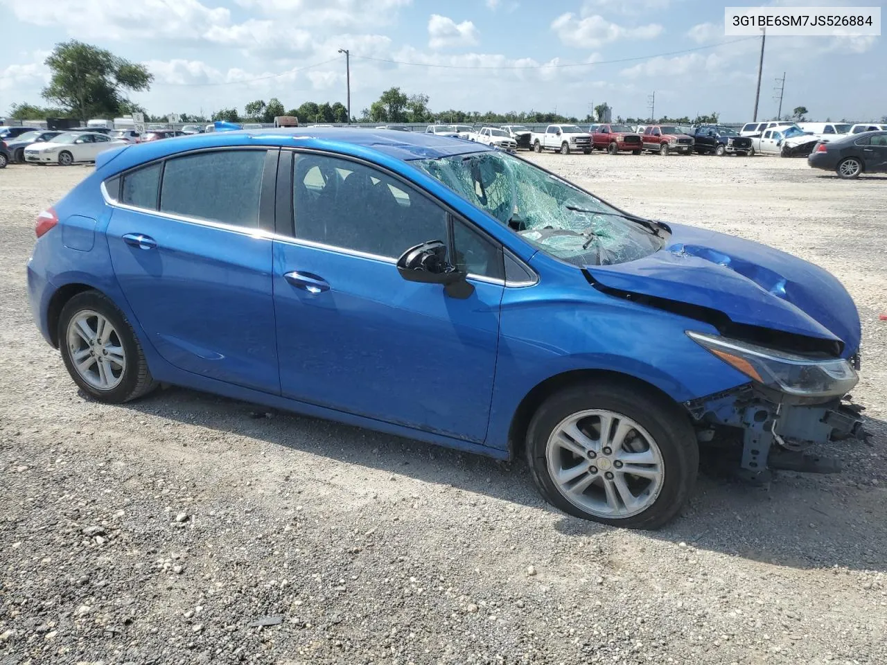 2018 Chevrolet Cruze Lt VIN: 3G1BE6SM7JS526884 Lot: 66761424