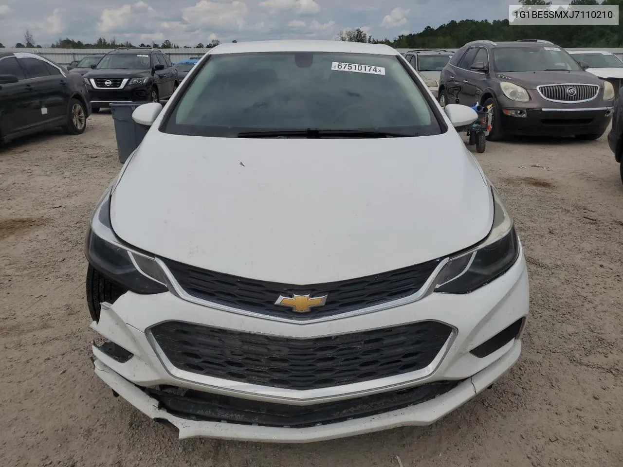 1G1BE5SMXJ7110210 2018 Chevrolet Cruze Lt