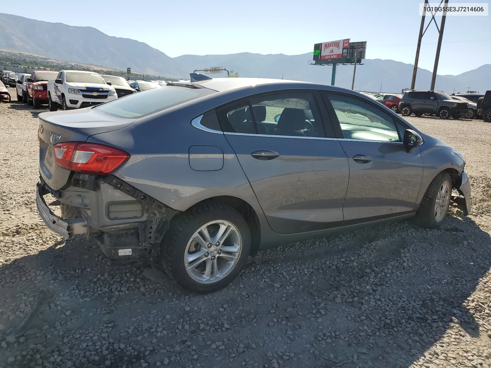 2018 Chevrolet Cruze Lt VIN: 1G1BG5SE3J7214606 Lot: 67760104