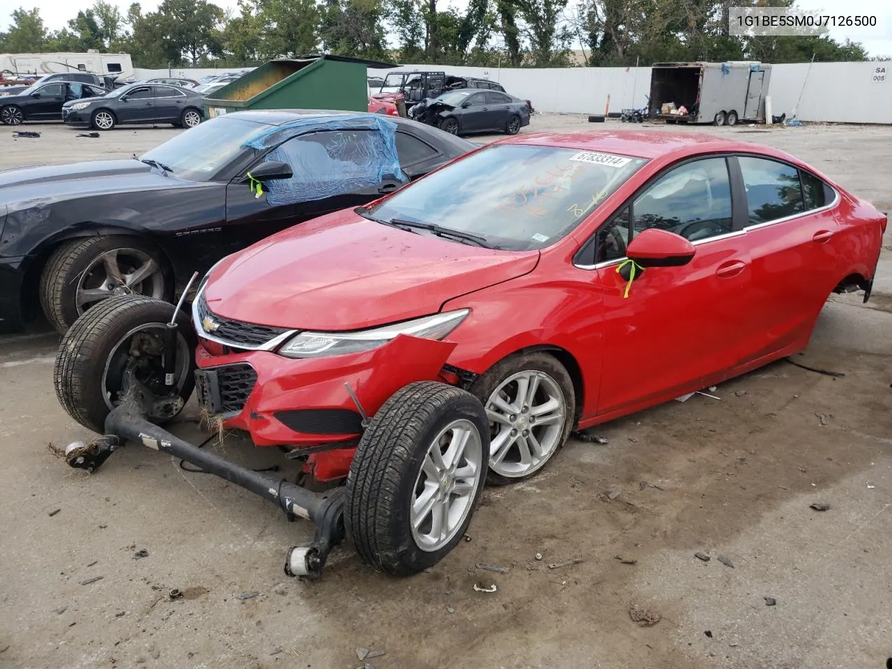 2018 Chevrolet Cruze Lt VIN: 1G1BE5SM0J7126500 Lot: 67833314