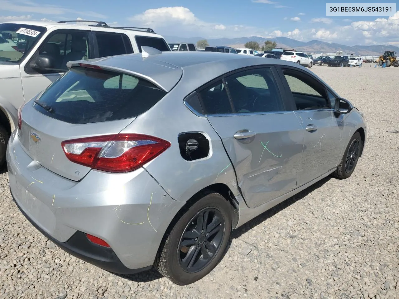 2018 Chevrolet Cruze Lt VIN: 3G1BE6SM6JS543191 Lot: 67952164