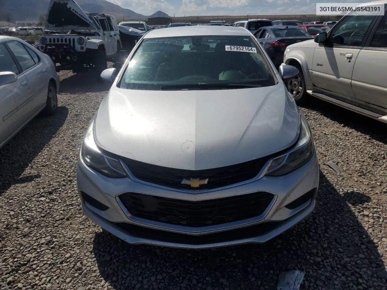 2018 Chevrolet Cruze Lt VIN: 3G1BE6SM6JS543191 Lot: 67952164