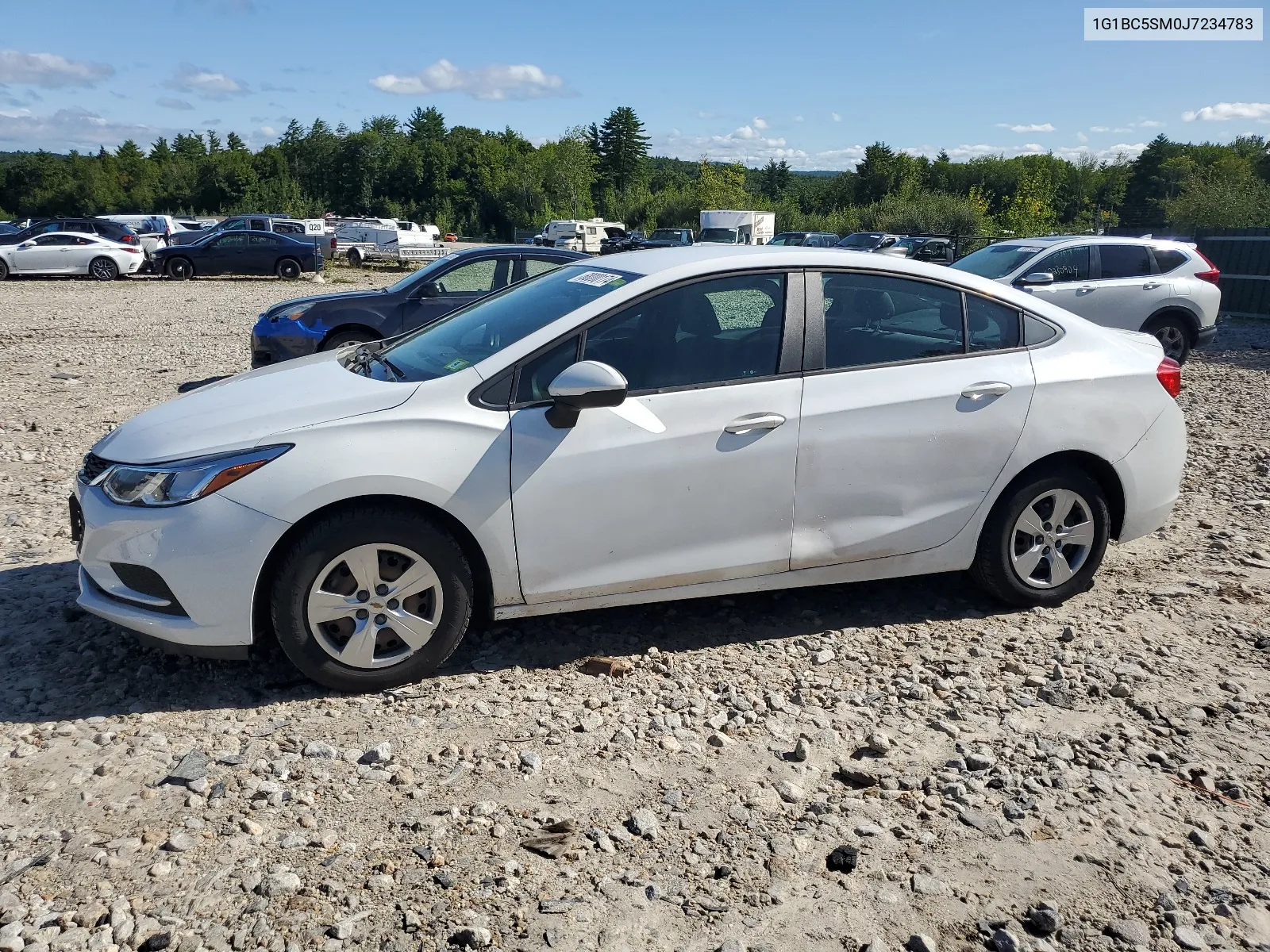 2018 Chevrolet Cruze Ls VIN: 1G1BC5SM0J7234783 Lot: 68000174