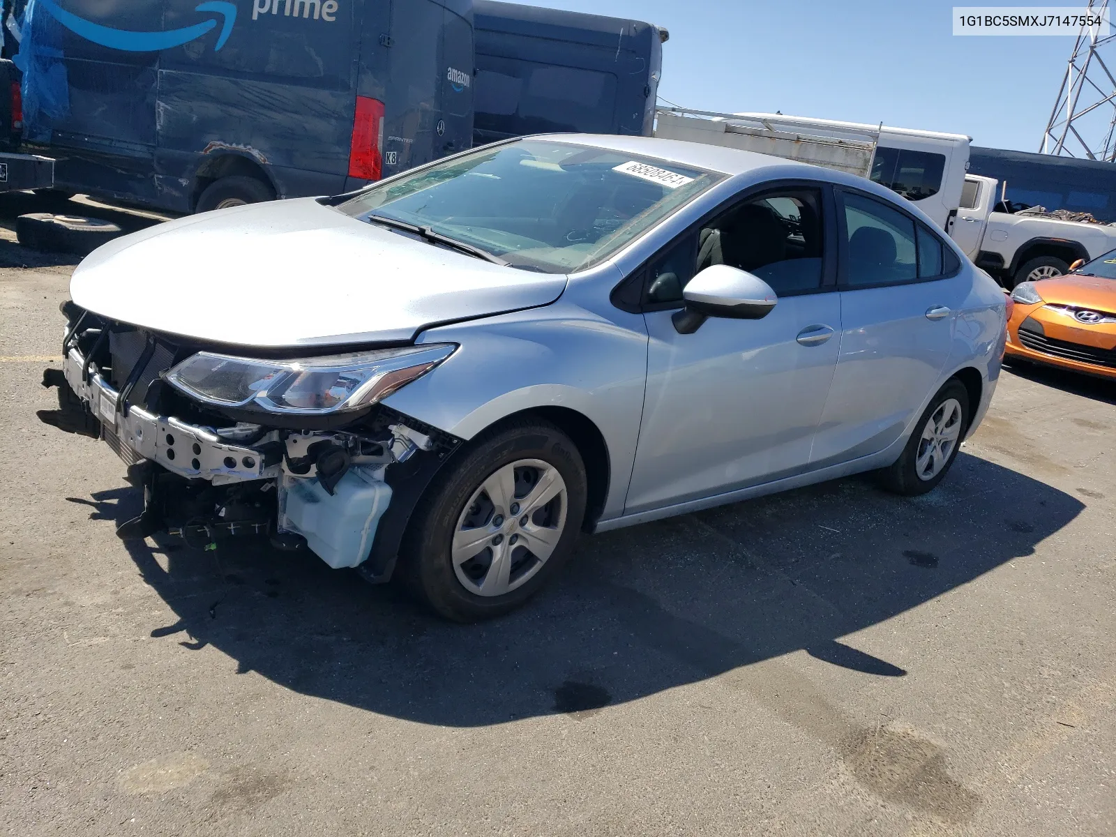 1G1BC5SMXJ7147554 2018 Chevrolet Cruze Ls