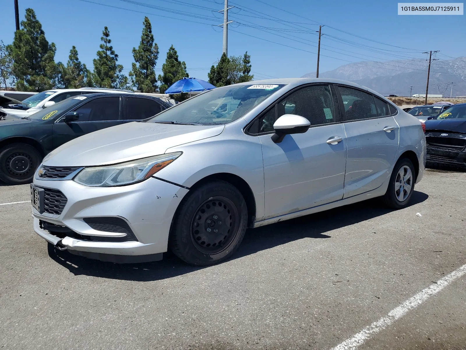 2018 Chevrolet Cruze L VIN: 1G1BA5SM0J7125911 Lot: 68575394