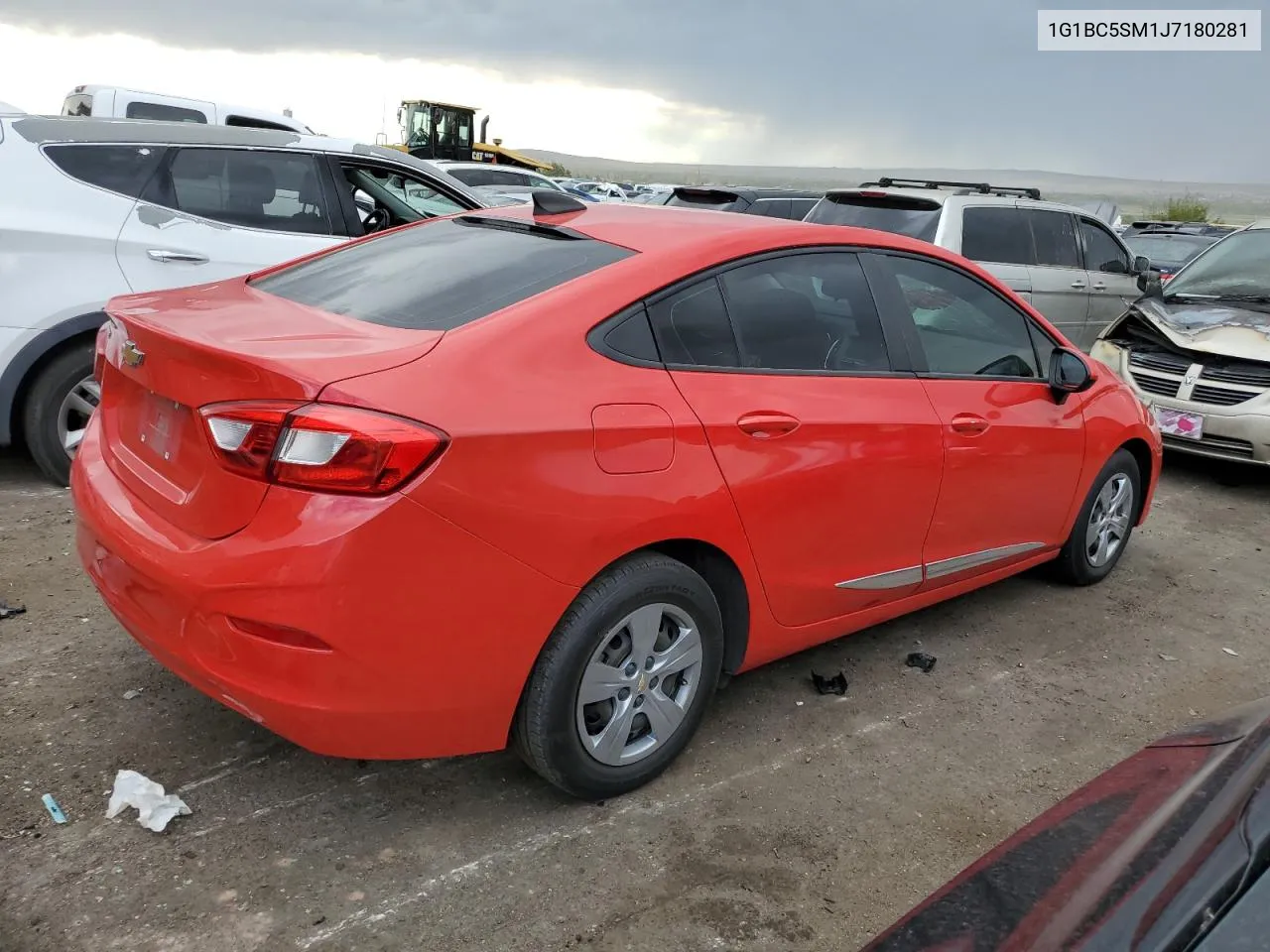 1G1BC5SM1J7180281 2018 Chevrolet Cruze Ls