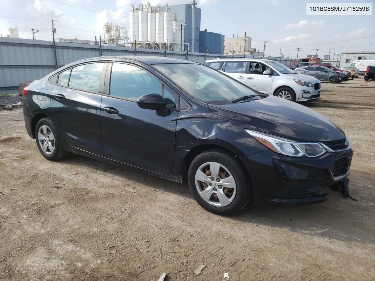 2018 Chevrolet Cruze Ls VIN: 1G1BC5SM7J7182598 Lot: 69235674