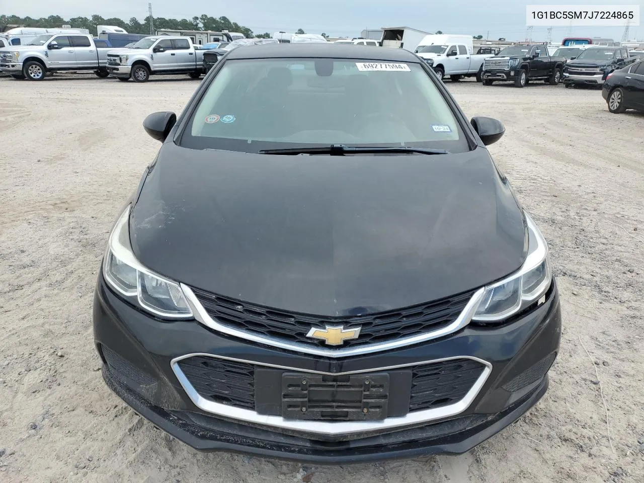 2018 Chevrolet Cruze Ls VIN: 1G1BC5SM7J7224865 Lot: 69277594