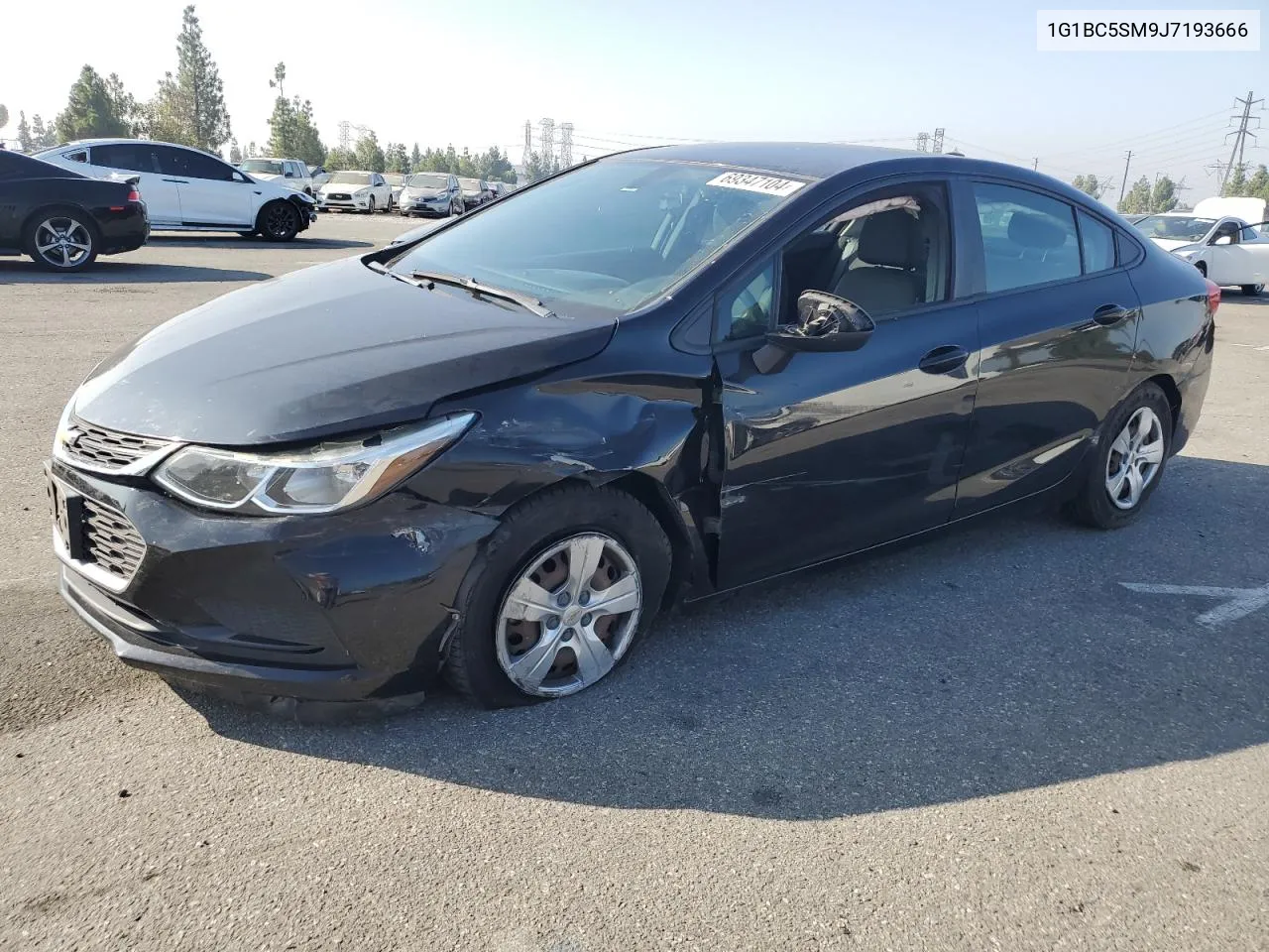 2018 Chevrolet Cruze Ls VIN: 1G1BC5SM9J7193666 Lot: 69347104