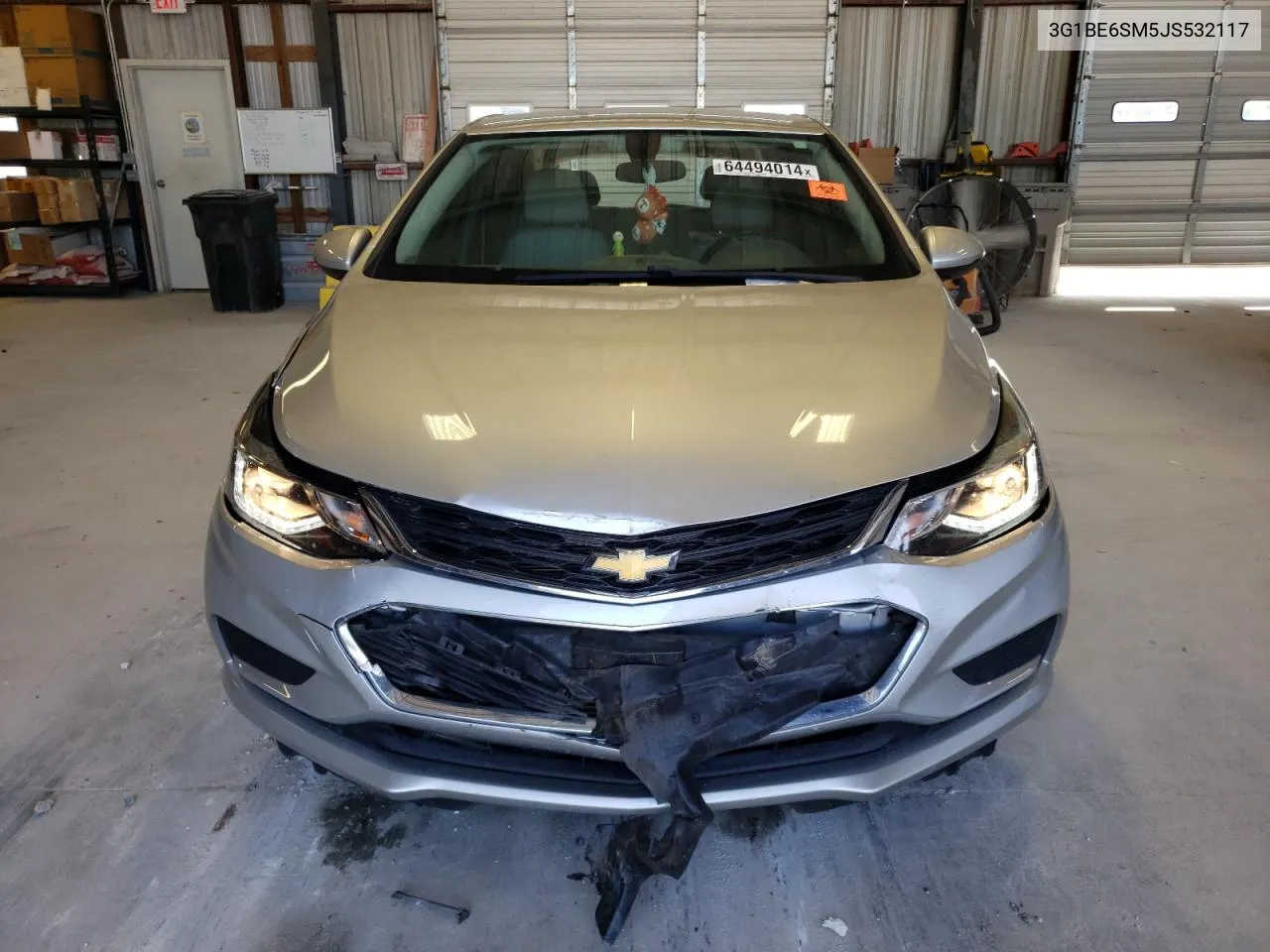 3G1BE6SM5JS532117 2018 Chevrolet Cruze Lt