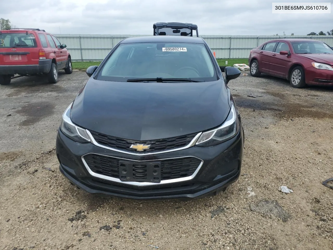 2018 Chevrolet Cruze Lt VIN: 3G1BE6SM9JS610706 Lot: 69580274