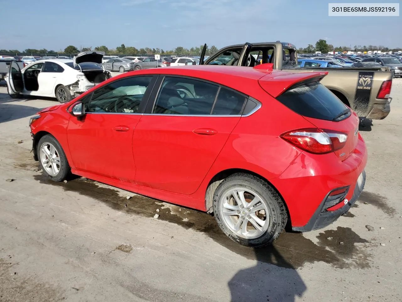 2018 Chevrolet Cruze Lt VIN: 3G1BE6SM8JS592196 Lot: 69643014