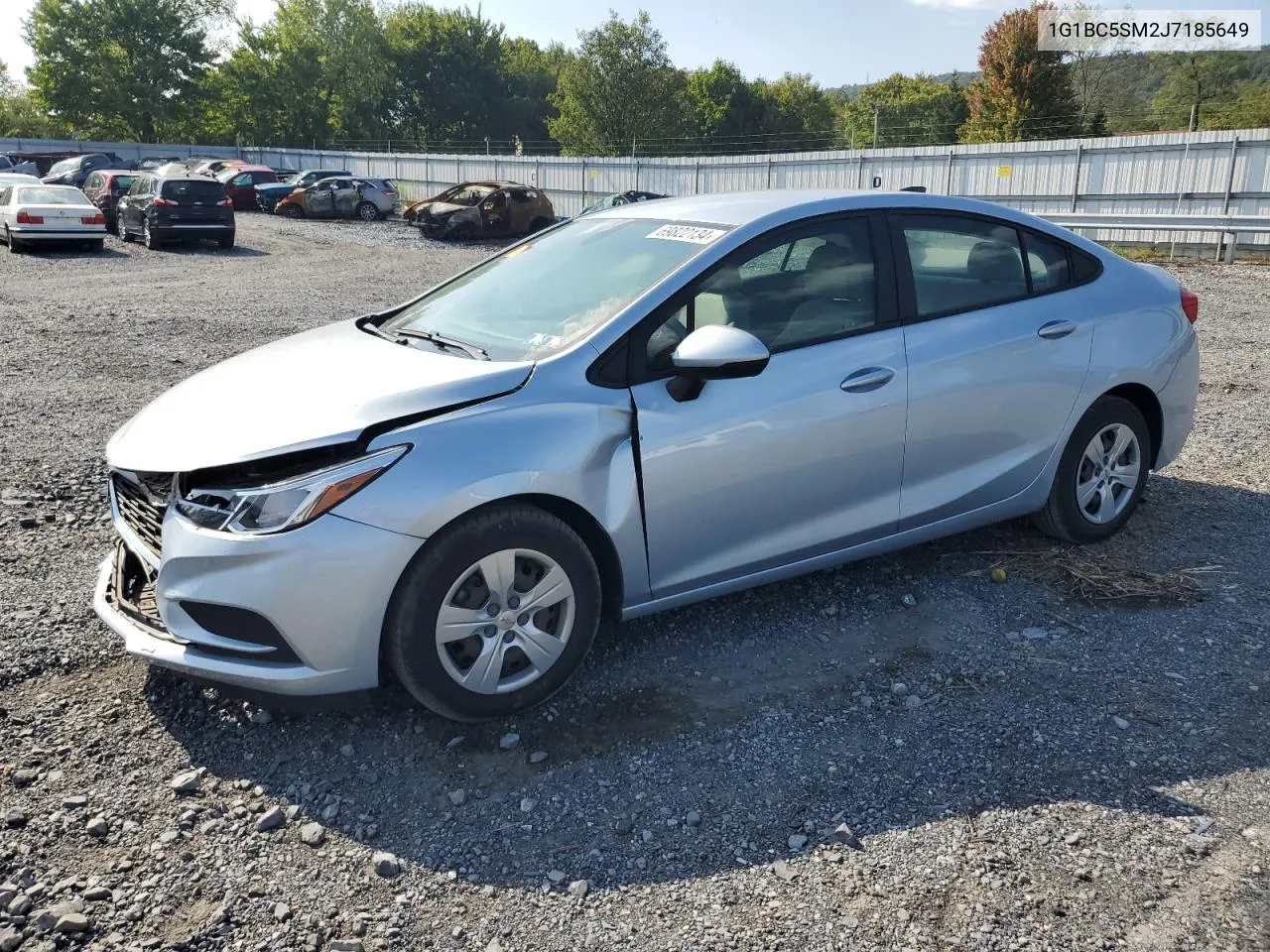 2018 Chevrolet Cruze Ls VIN: 1G1BC5SM2J7185649 Lot: 69822134