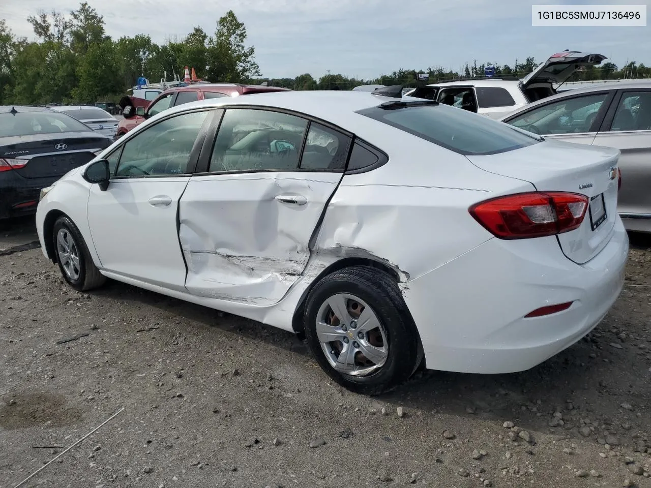 2018 Chevrolet Cruze Ls VIN: 1G1BC5SM0J7136496 Lot: 69842094