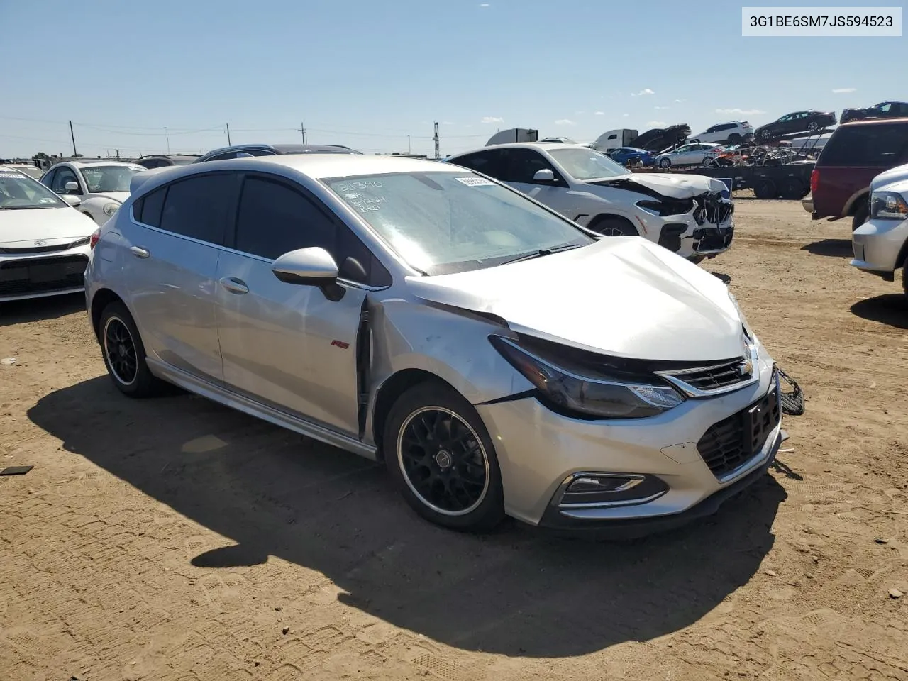 2018 Chevrolet Cruze Lt VIN: 3G1BE6SM7JS594523 Lot: 69962164