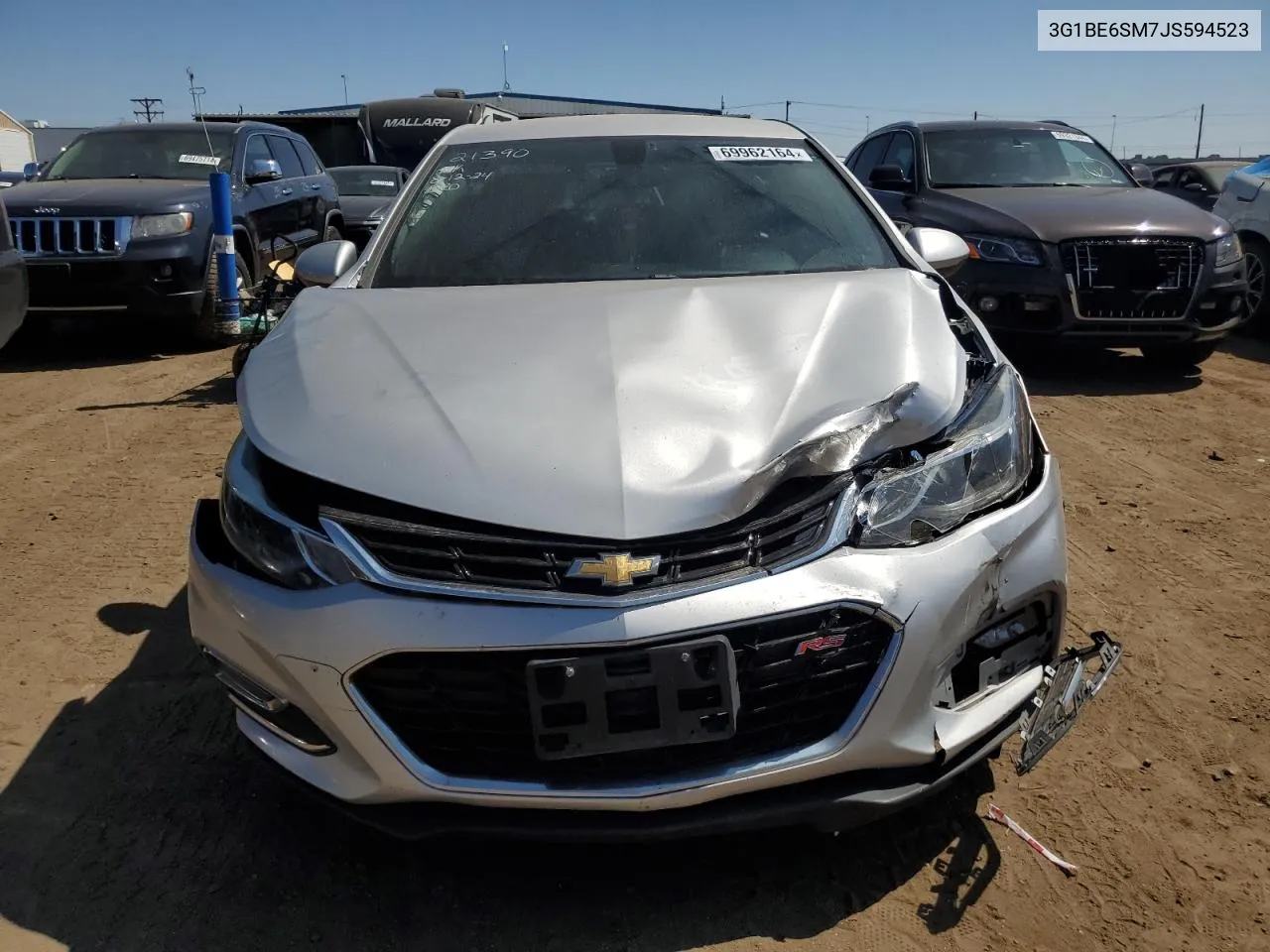 3G1BE6SM7JS594523 2018 Chevrolet Cruze Lt