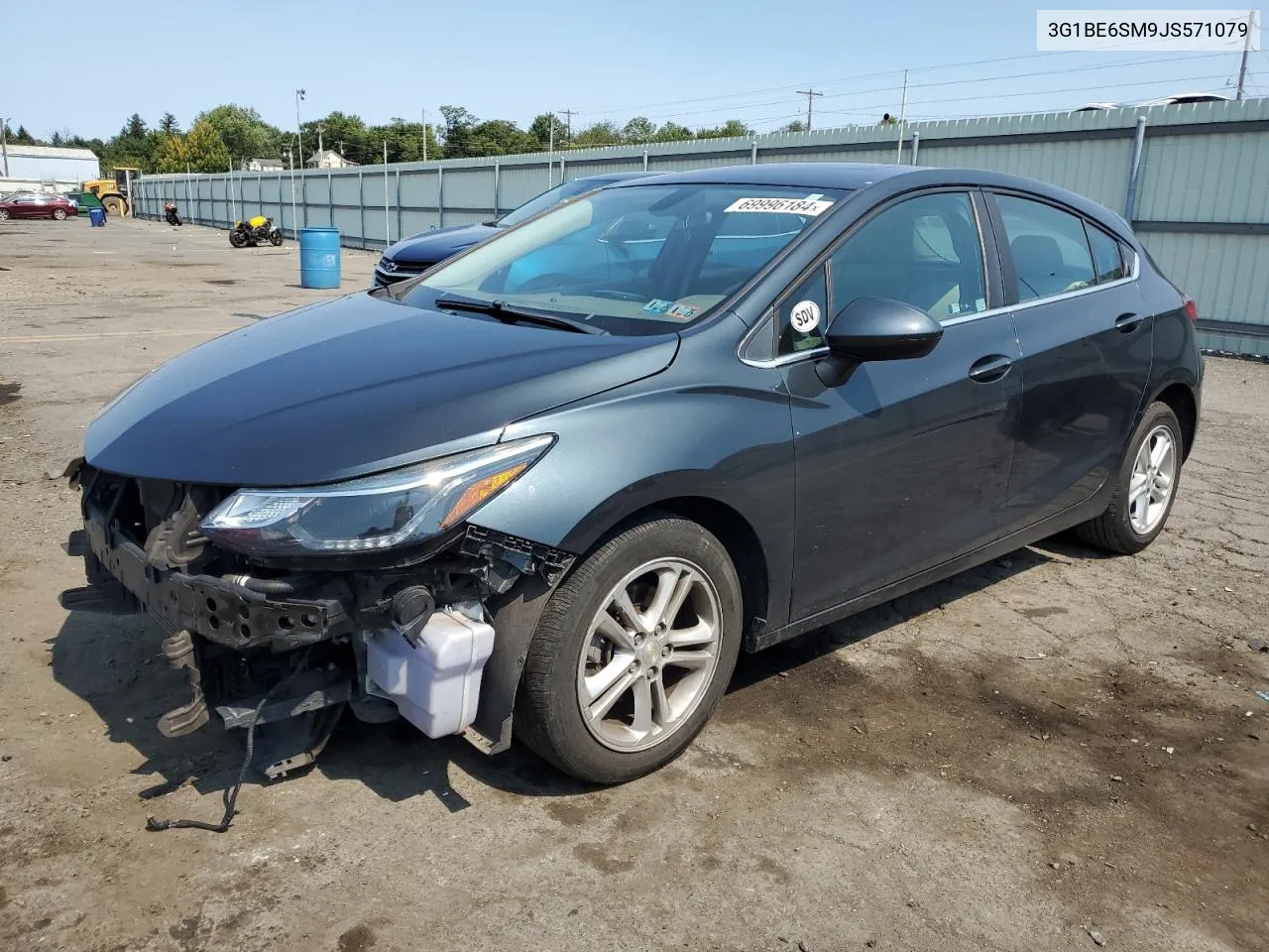 2018 Chevrolet Cruze Lt VIN: 3G1BE6SM9JS571079 Lot: 69996184