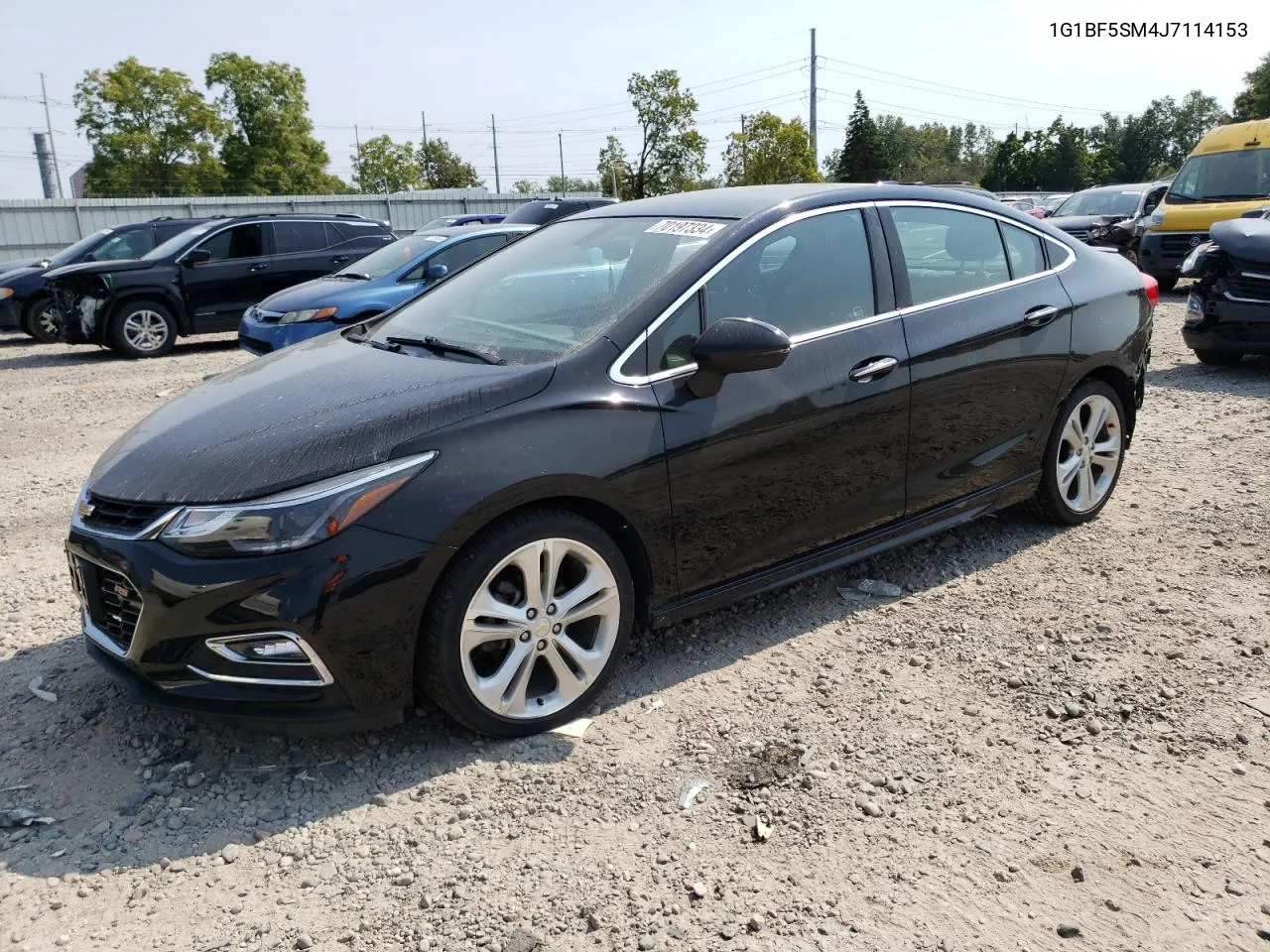 2018 Chevrolet Cruze Premier VIN: 1G1BF5SM4J7114153 Lot: 70197334