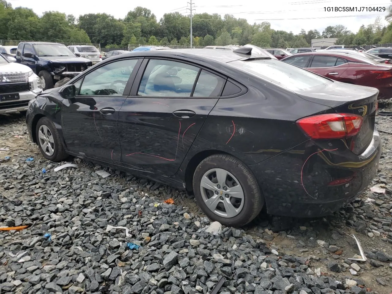 2018 Chevrolet Cruze Ls VIN: 1G1BC5SM1J7104429 Lot: 70240204