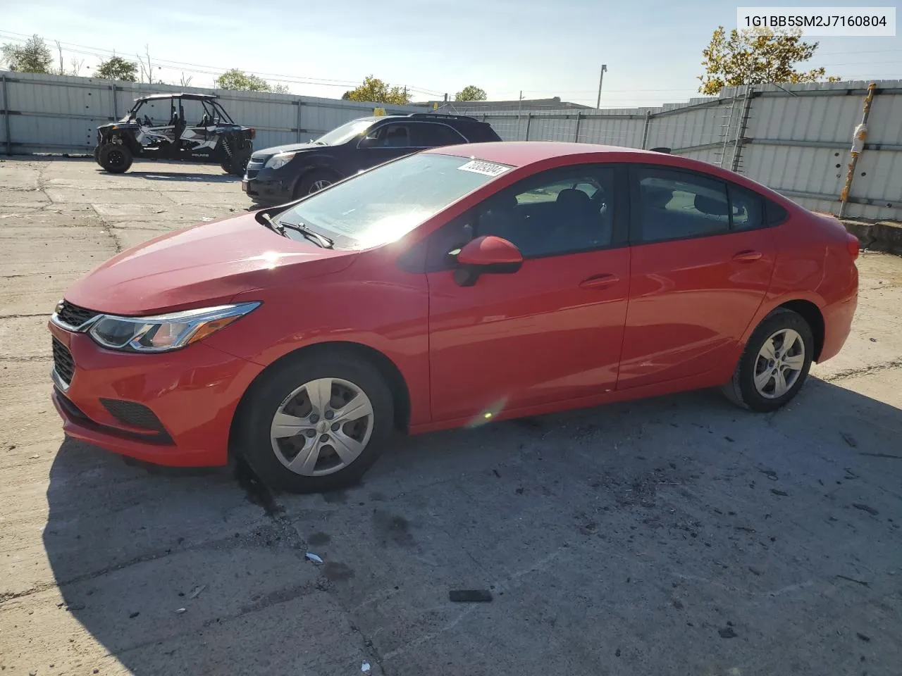 2018 Chevrolet Cruze Ls VIN: 1G1BB5SM2J7160804 Lot: 70309304