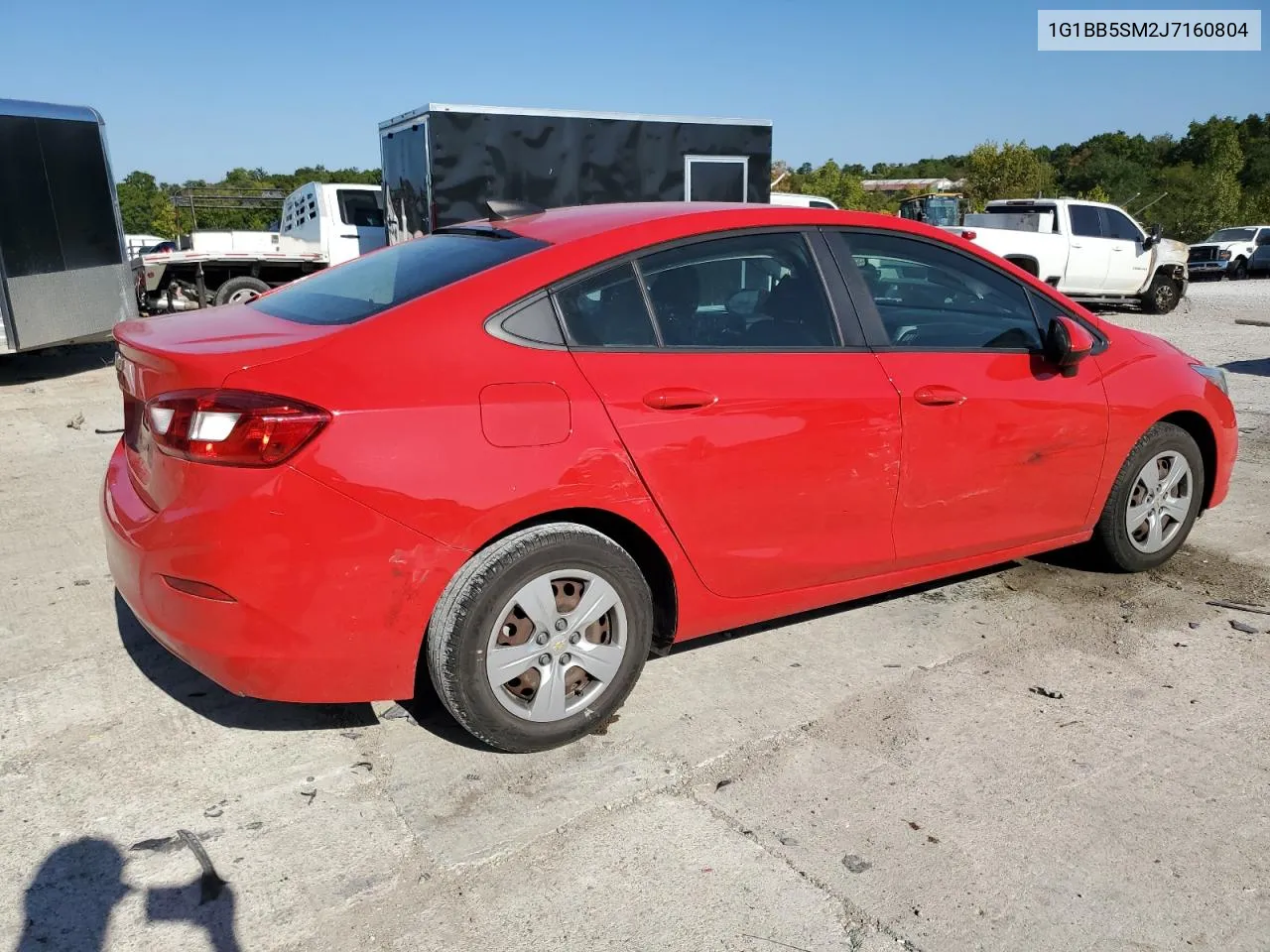 2018 Chevrolet Cruze Ls VIN: 1G1BB5SM2J7160804 Lot: 70309304