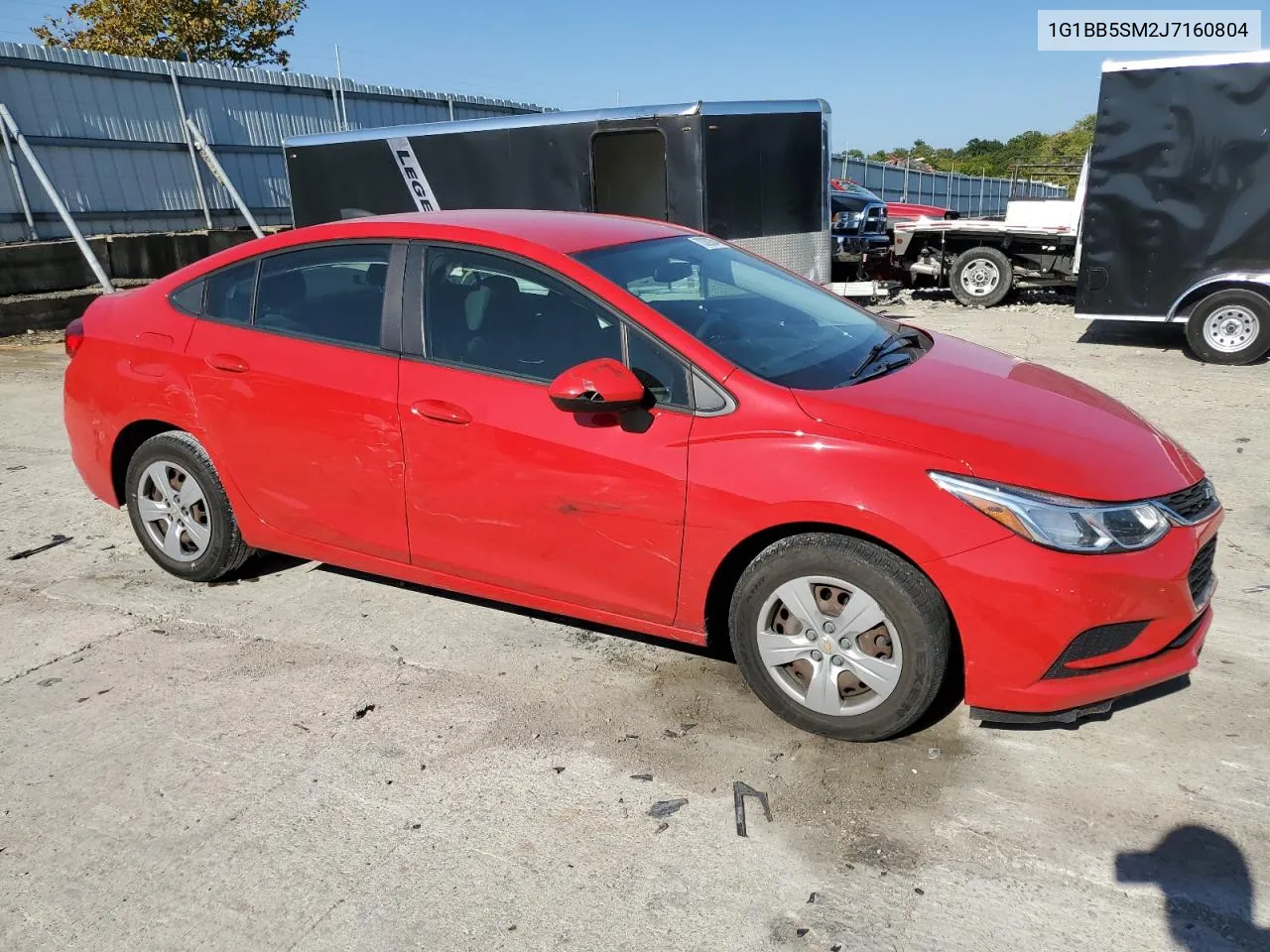 1G1BB5SM2J7160804 2018 Chevrolet Cruze Ls