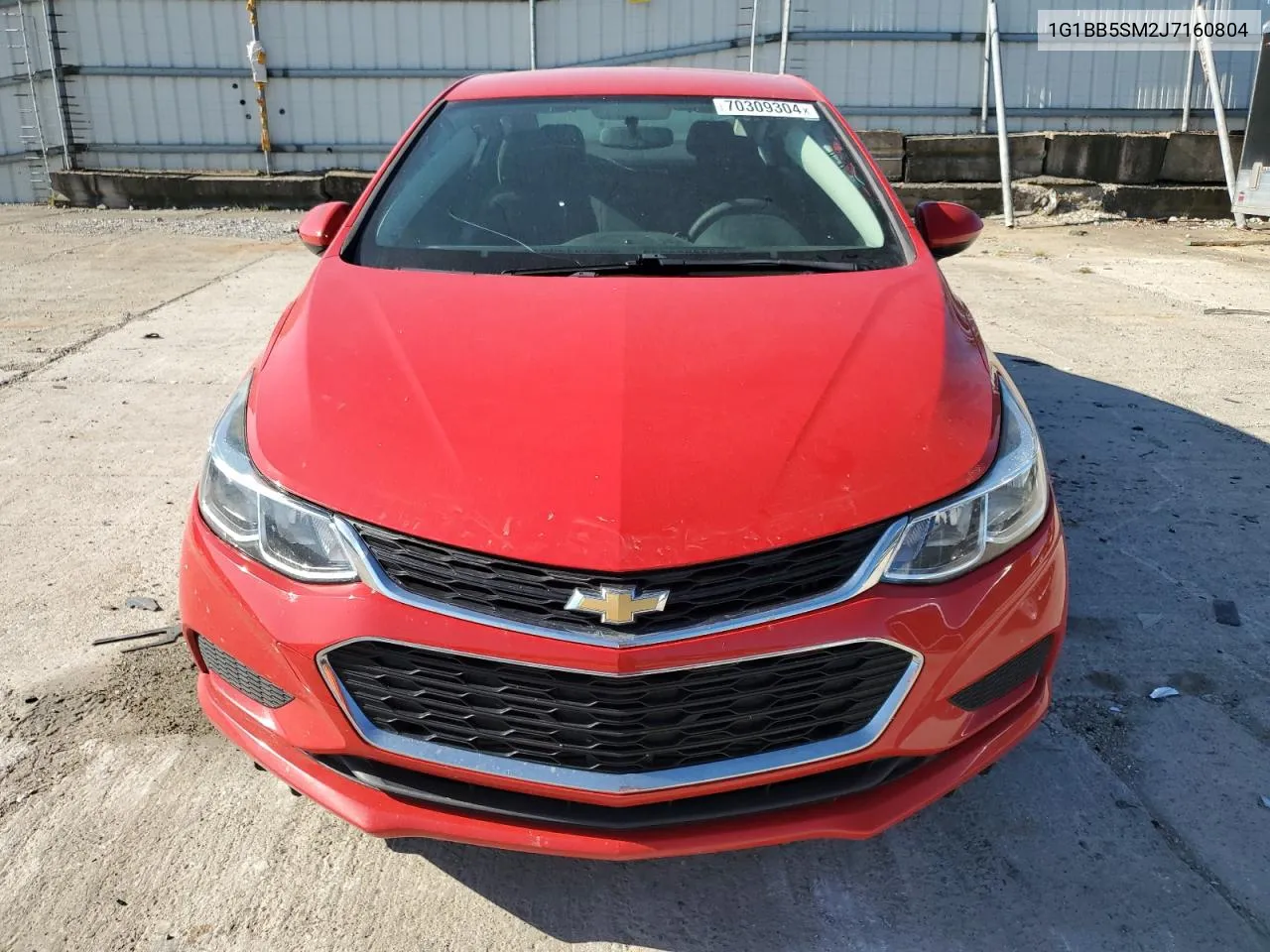 1G1BB5SM2J7160804 2018 Chevrolet Cruze Ls