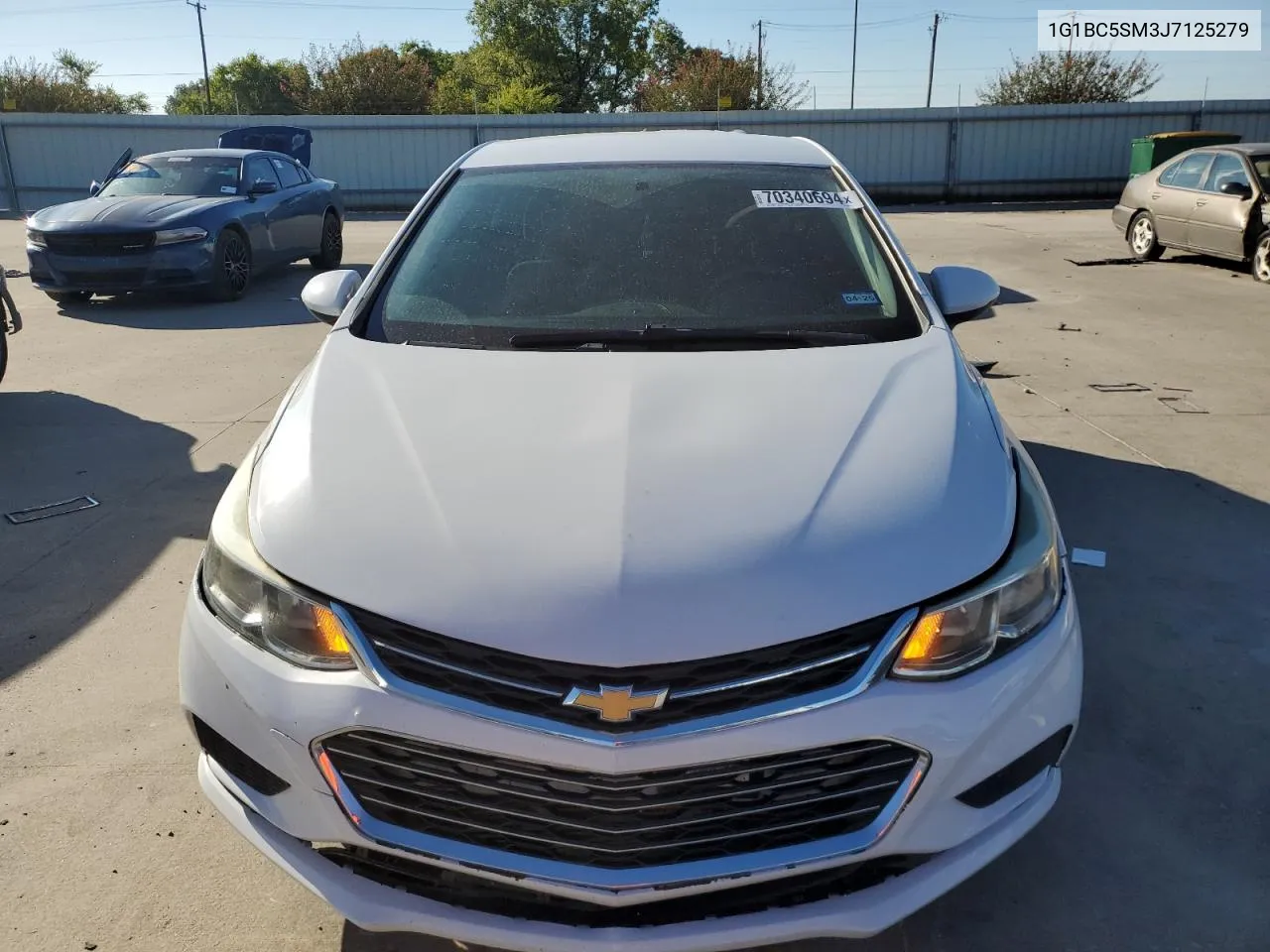 2018 Chevrolet Cruze Ls VIN: 1G1BC5SM3J7125279 Lot: 70340694