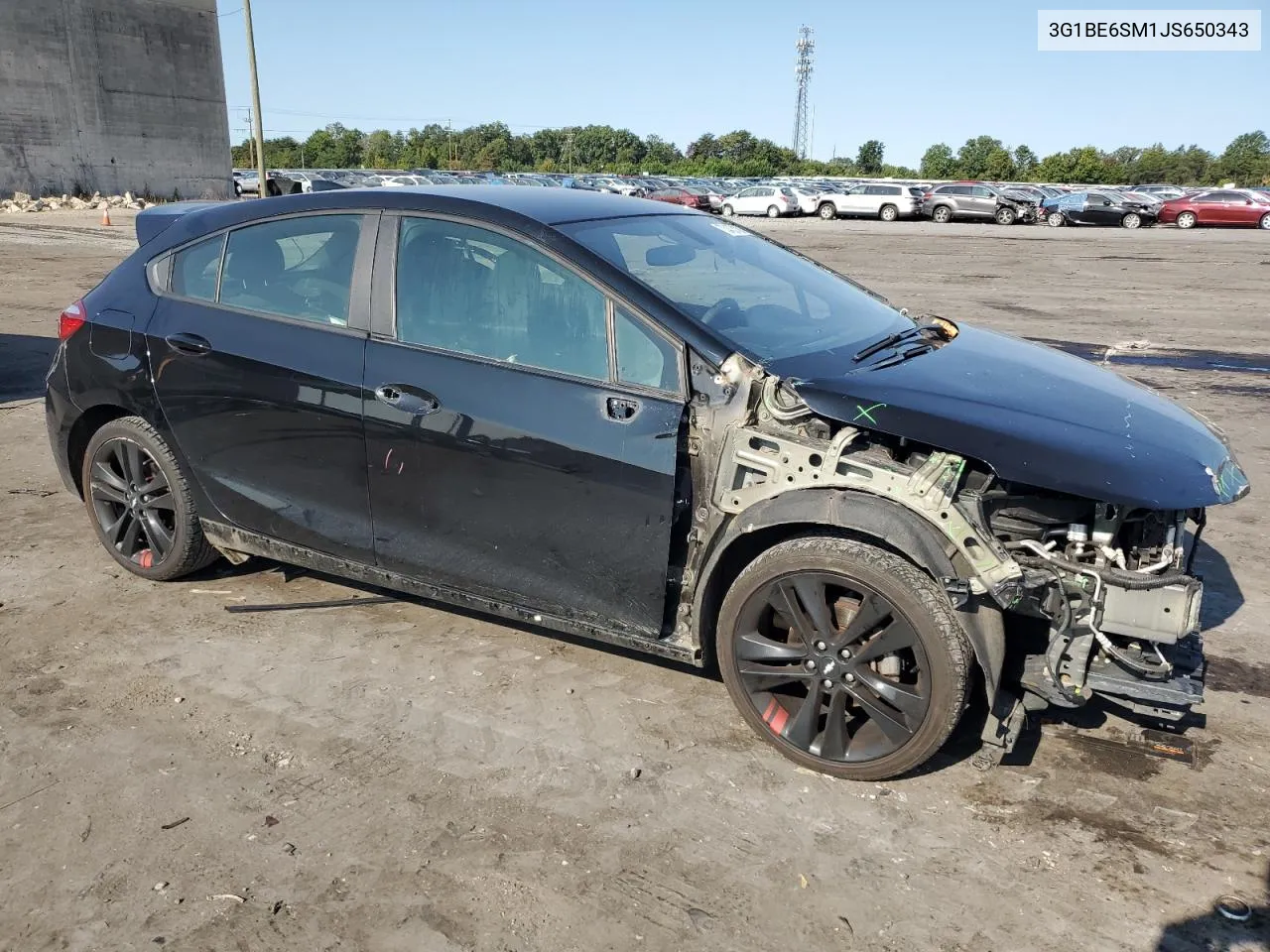 2018 Chevrolet Cruze Lt VIN: 3G1BE6SM1JS650343 Lot: 70433124