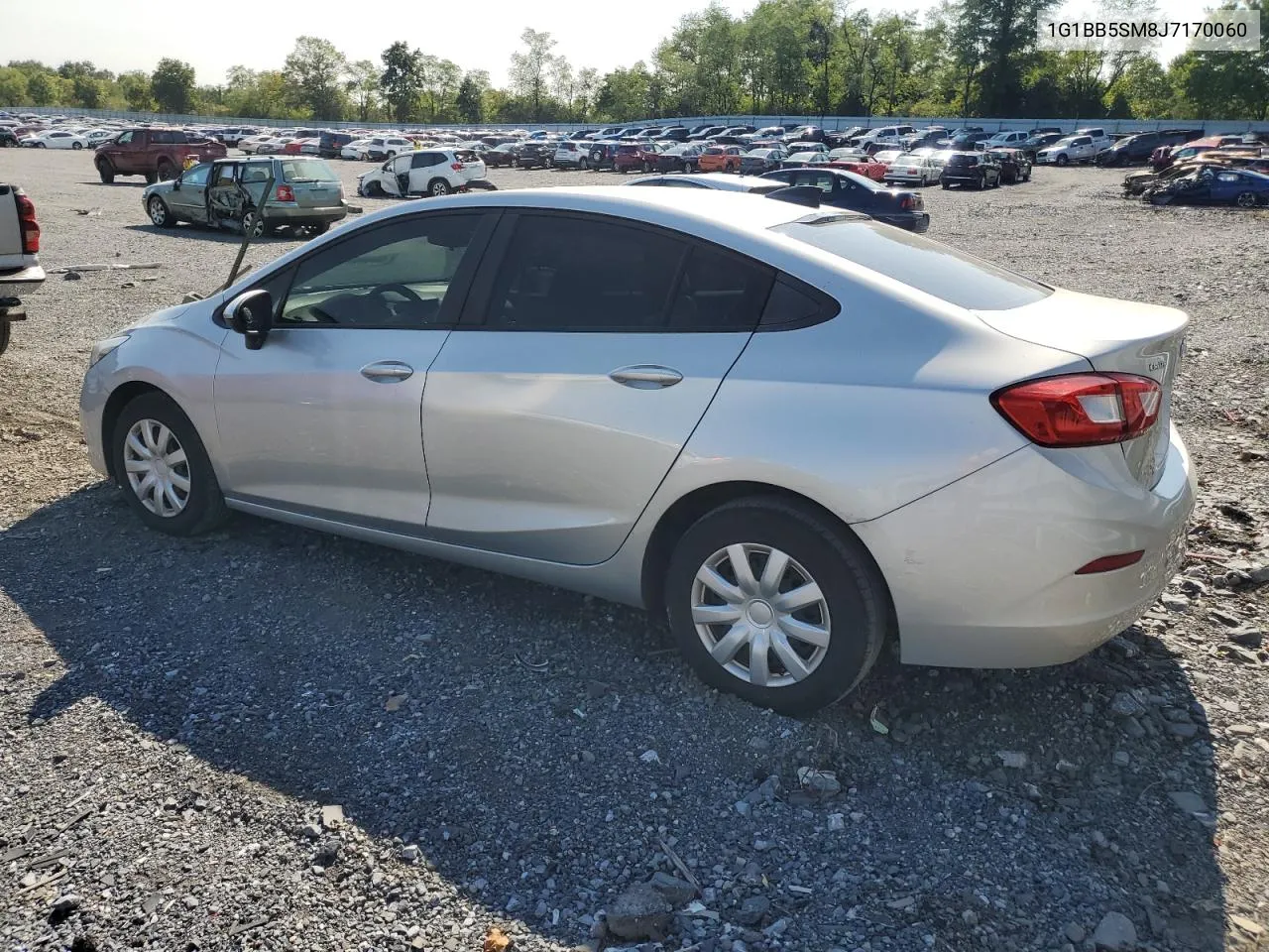 2018 Chevrolet Cruze Ls VIN: 1G1BB5SM8J7170060 Lot: 70462334