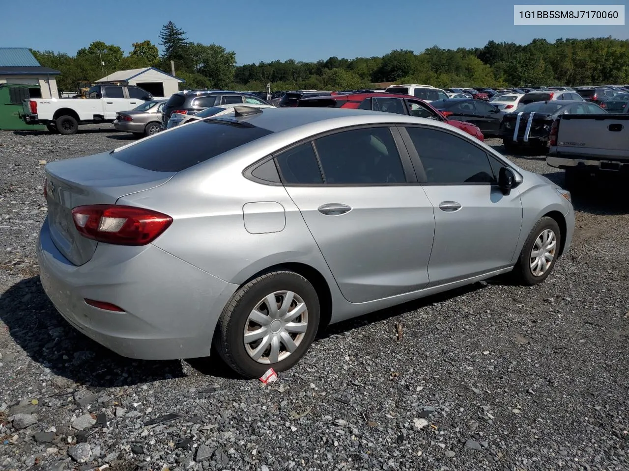 2018 Chevrolet Cruze Ls VIN: 1G1BB5SM8J7170060 Lot: 70462334