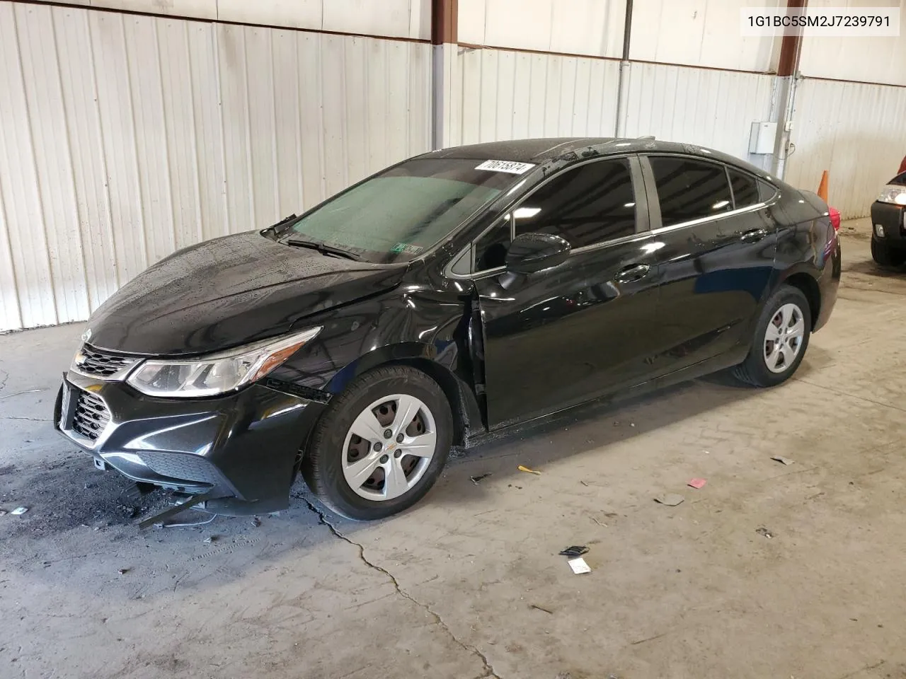 2018 Chevrolet Cruze Ls VIN: 1G1BC5SM2J7239791 Lot: 70615874