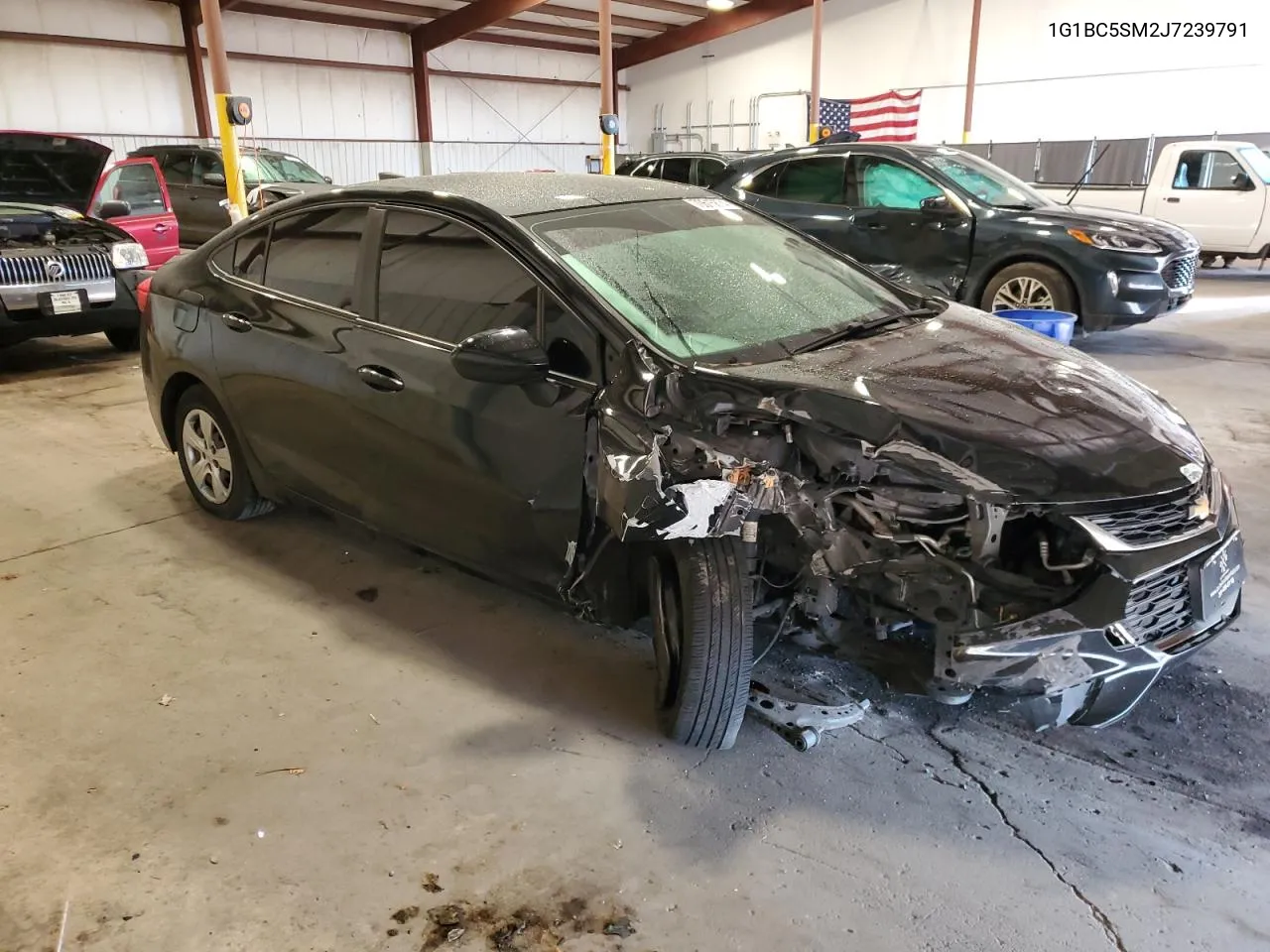 2018 Chevrolet Cruze Ls VIN: 1G1BC5SM2J7239791 Lot: 70615874