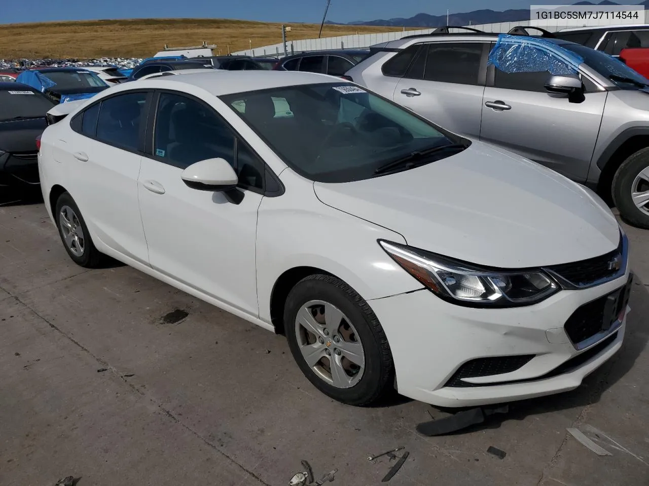 2018 Chevrolet Cruze Ls VIN: 1G1BC5SM7J7114544 Lot: 70650494