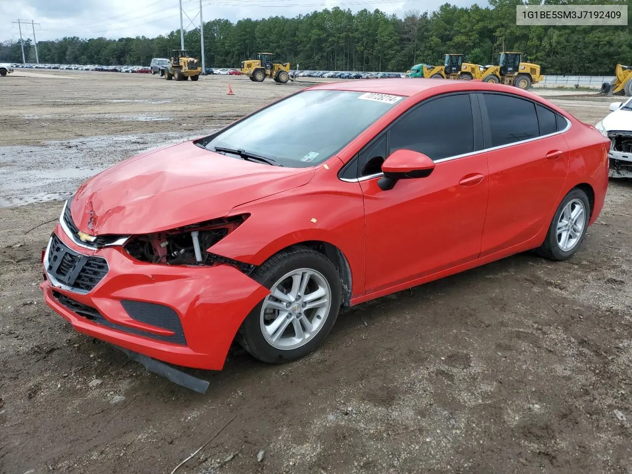 2018 Chevrolet Cruze Lt VIN: 1G1BE5SM3J7192409 Lot: 70728214