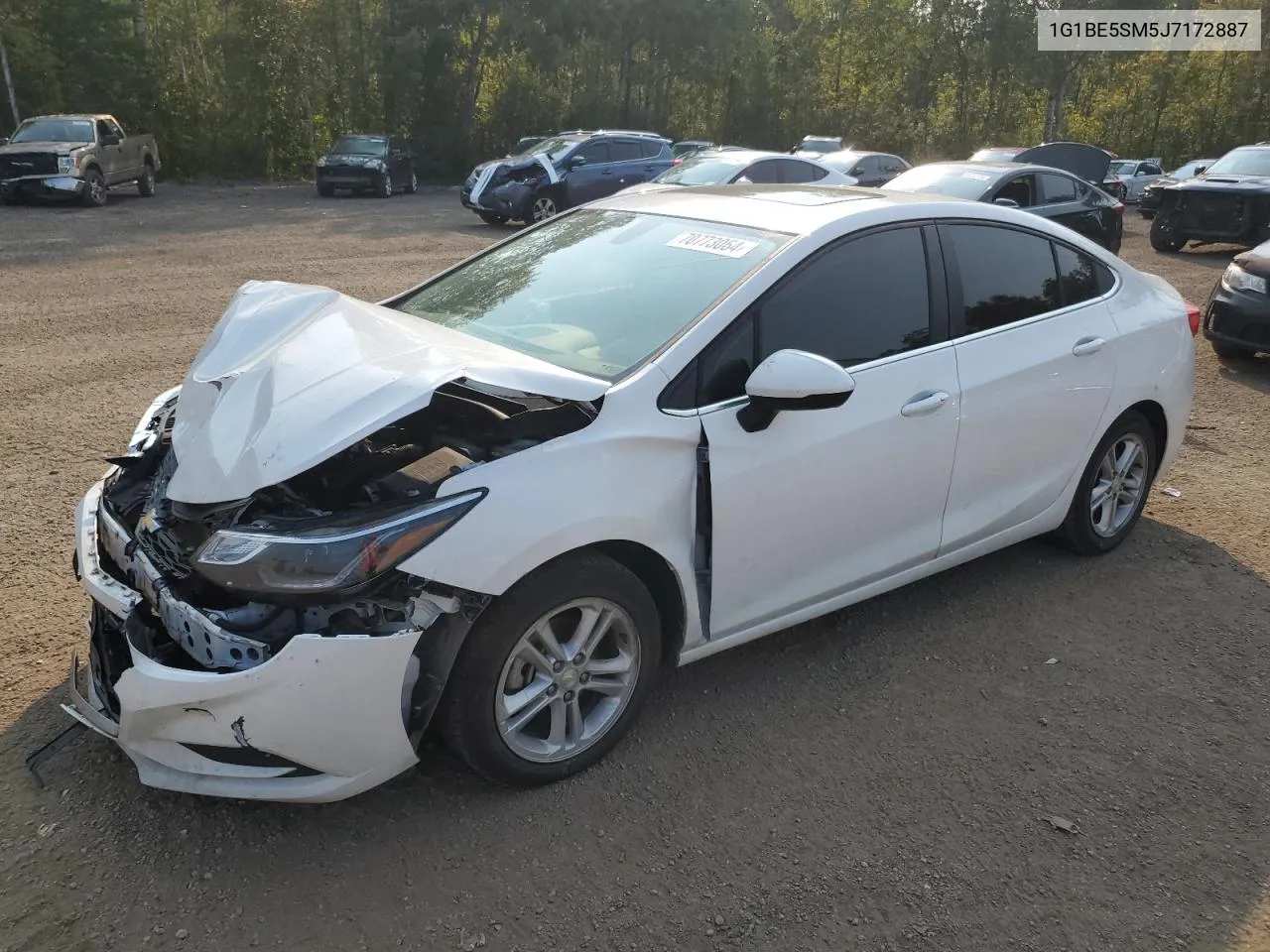 2018 Chevrolet Cruze Lt VIN: 1G1BE5SM5J7172887 Lot: 70773064