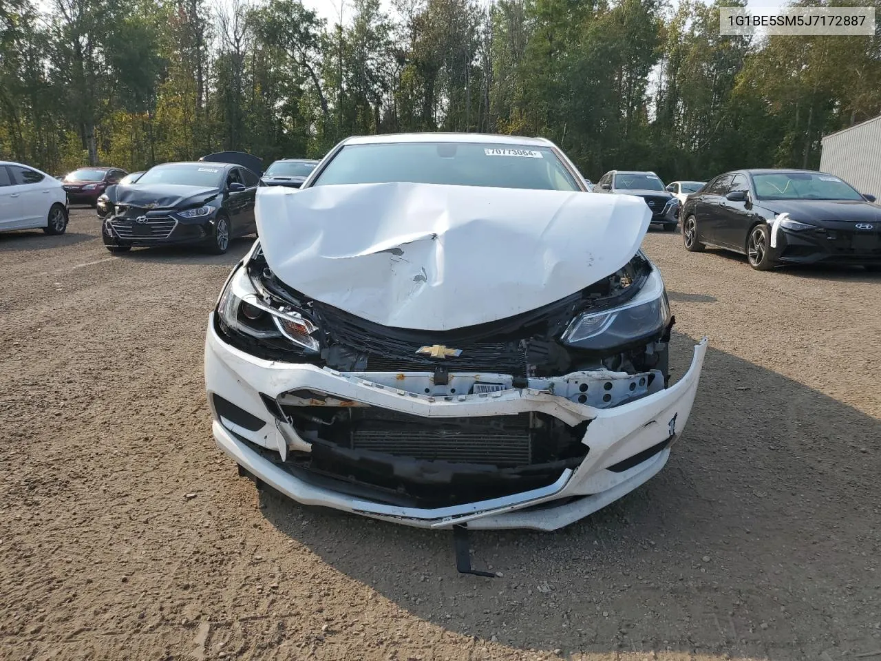 1G1BE5SM5J7172887 2018 Chevrolet Cruze Lt