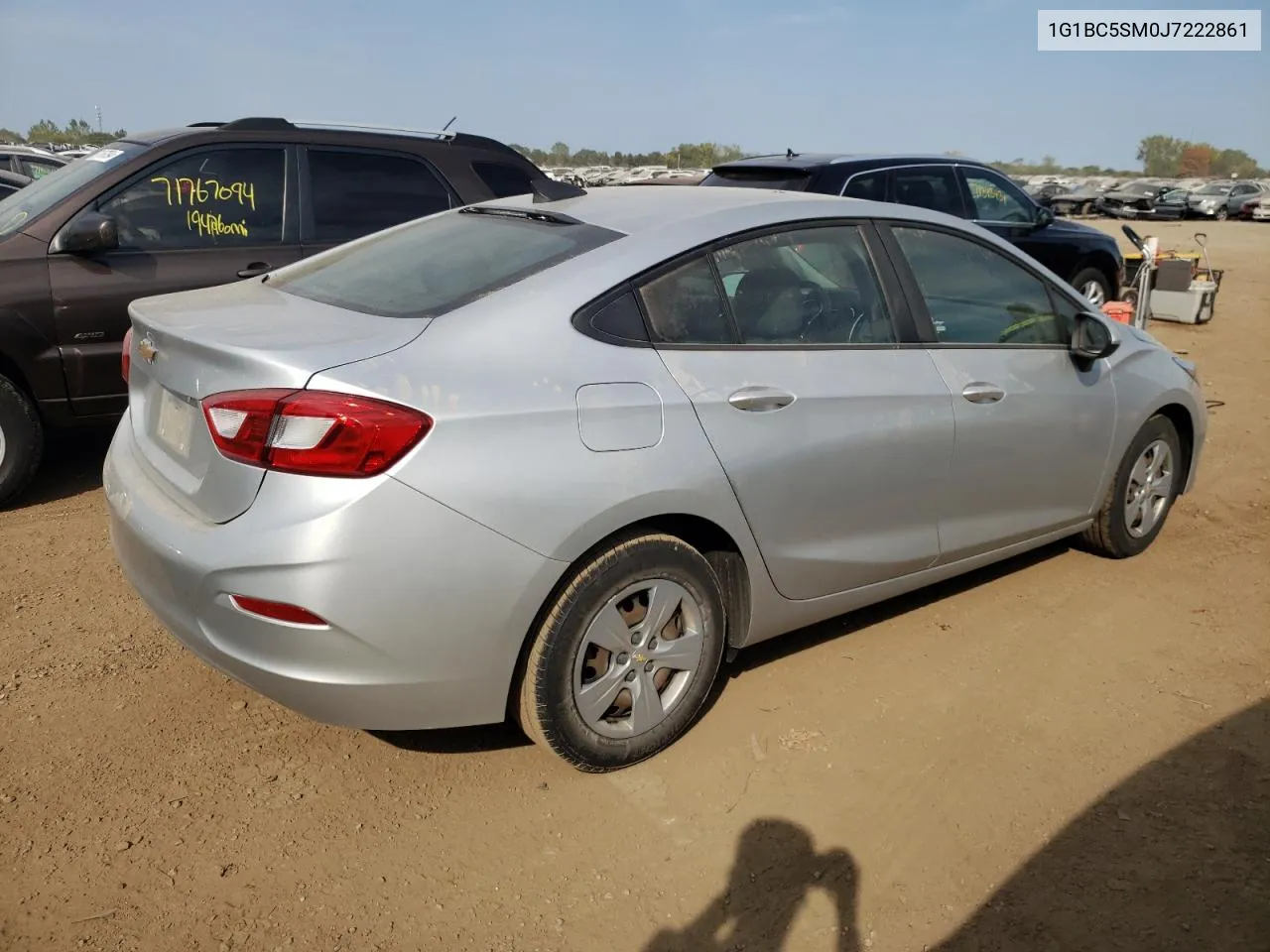 2018 Chevrolet Cruze Ls VIN: 1G1BC5SM0J7222861 Lot: 70876664