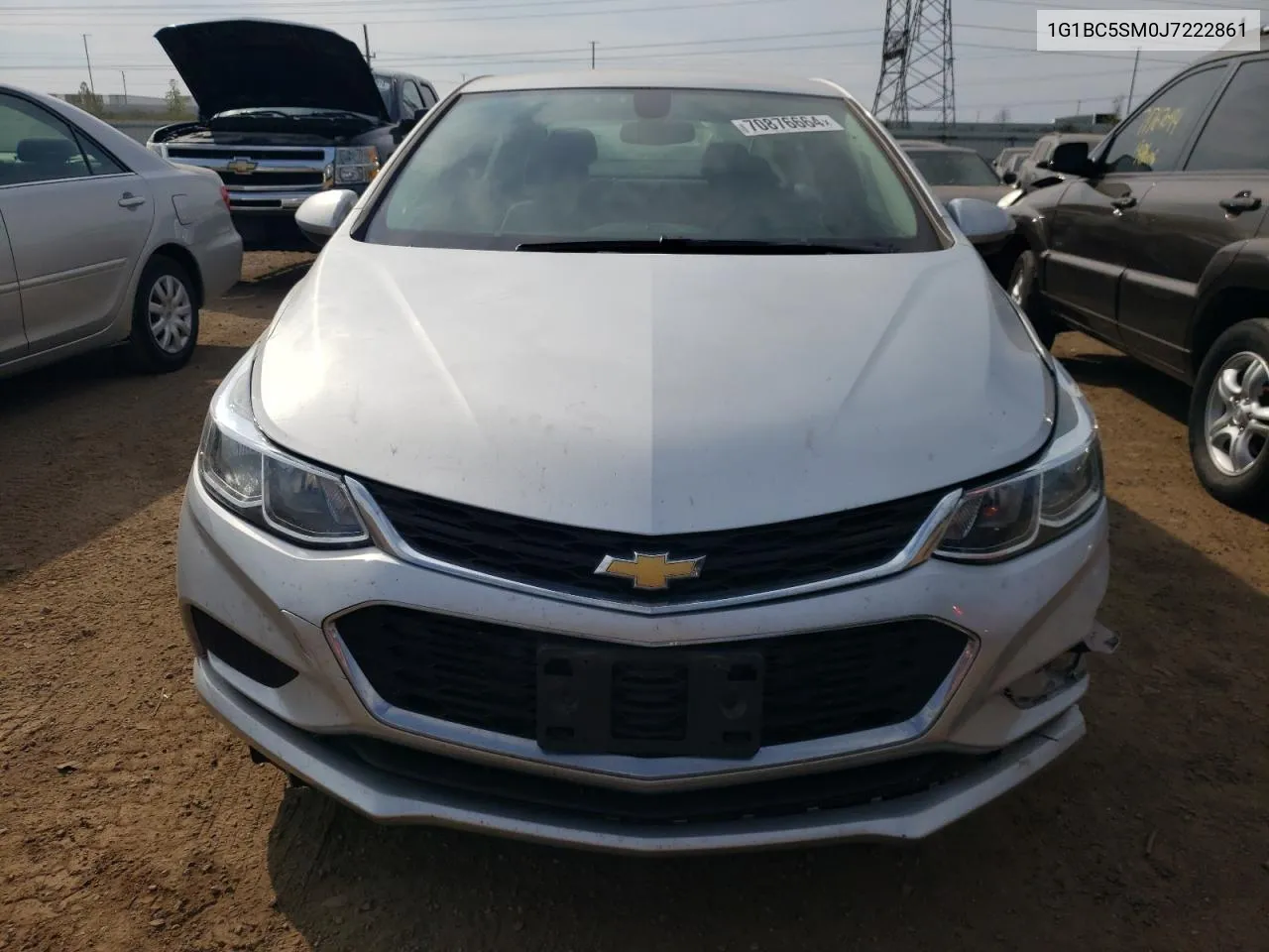 2018 Chevrolet Cruze Ls VIN: 1G1BC5SM0J7222861 Lot: 70876664