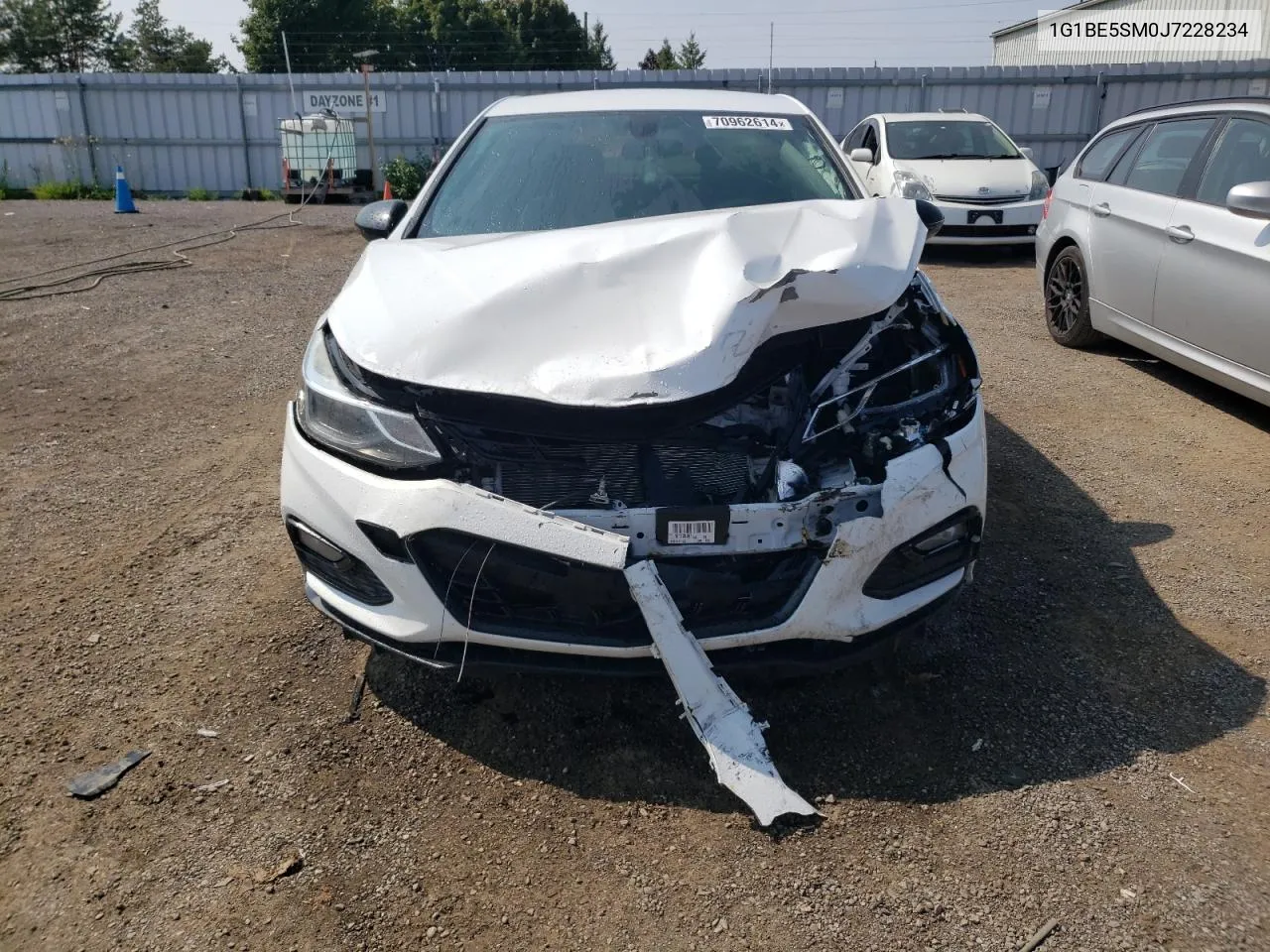 2018 Chevrolet Cruze Lt VIN: 1G1BE5SM0J7228234 Lot: 70962614