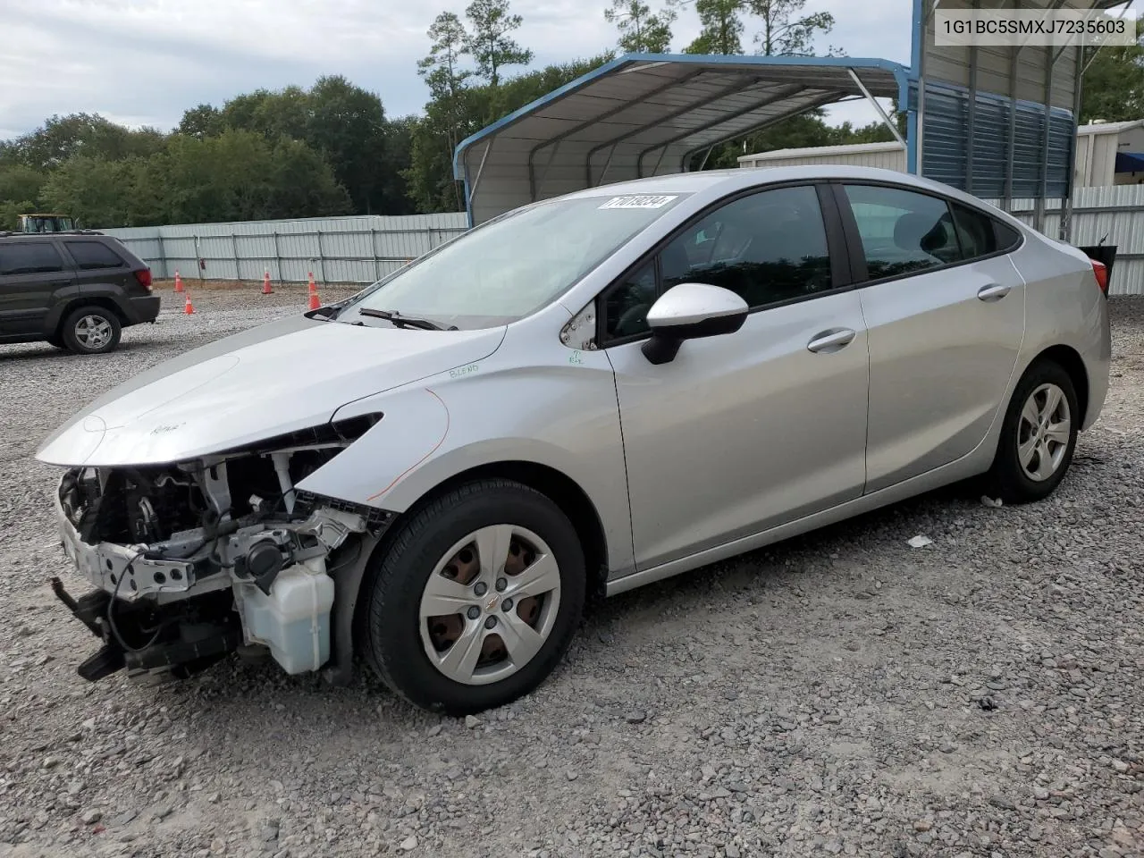 2018 Chevrolet Cruze Ls VIN: 1G1BC5SMXJ7235603 Lot: 71019234