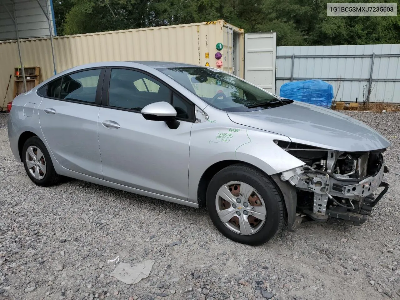 2018 Chevrolet Cruze Ls VIN: 1G1BC5SMXJ7235603 Lot: 71019234