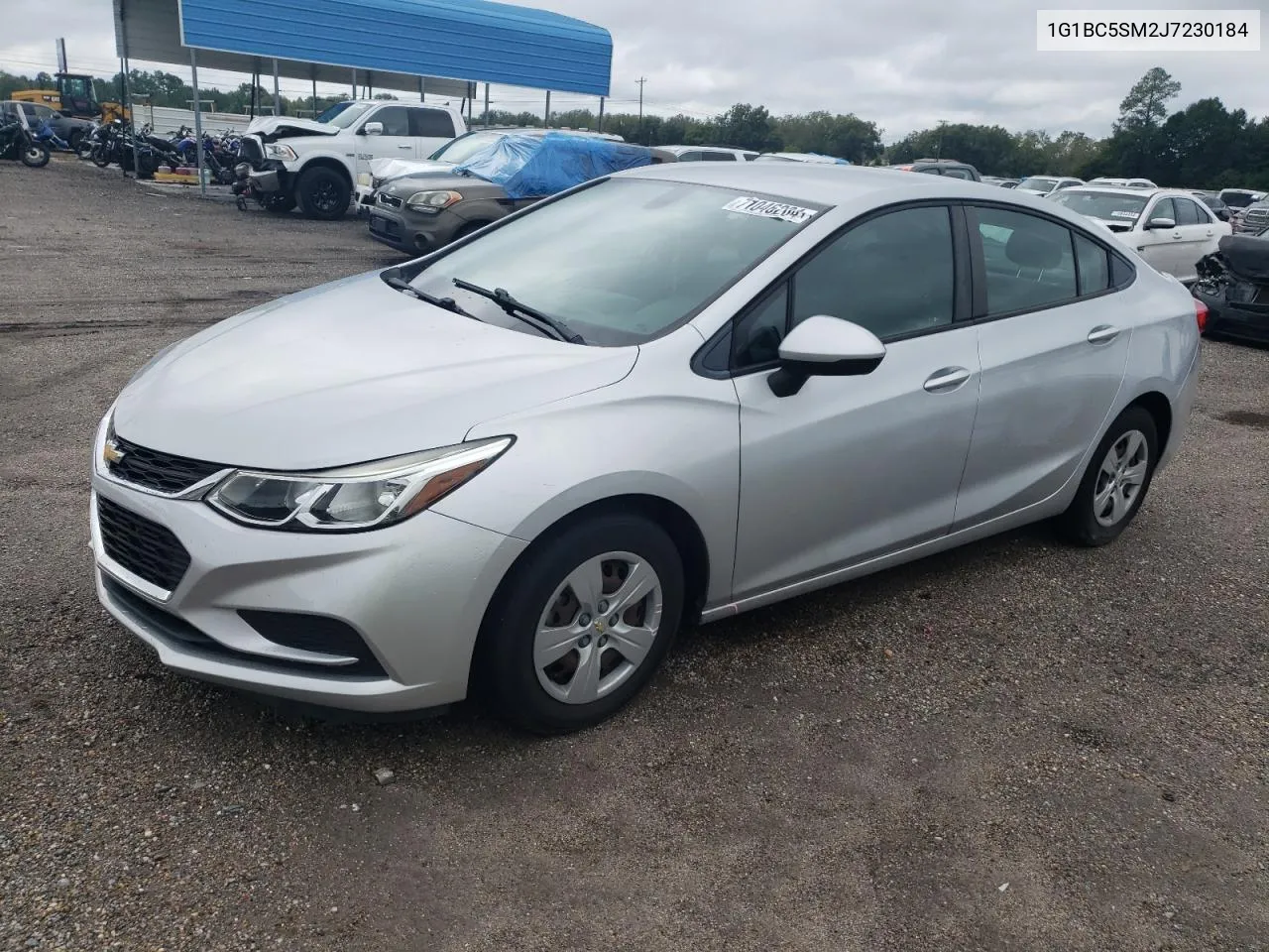 2018 Chevrolet Cruze Ls VIN: 1G1BC5SM2J7230184 Lot: 71046204