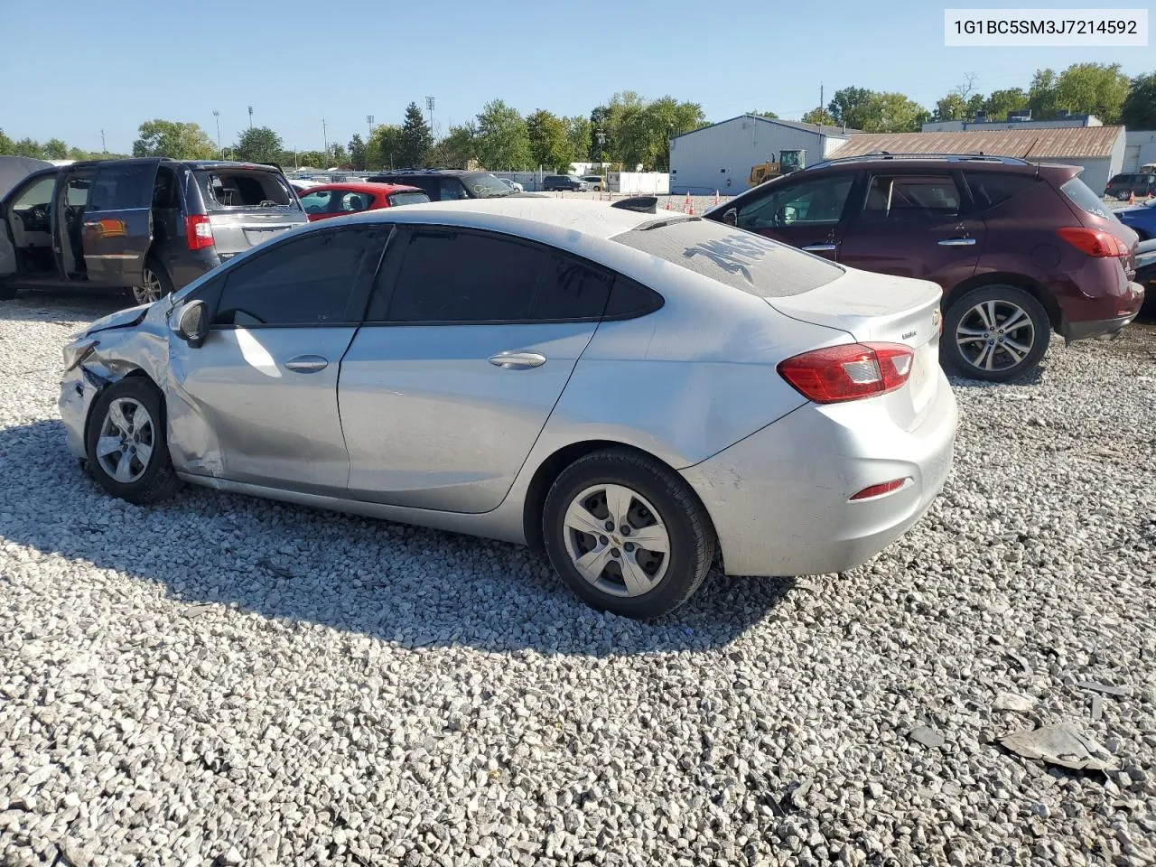 2018 Chevrolet Cruze Ls VIN: 1G1BC5SM3J7214592 Lot: 71074324