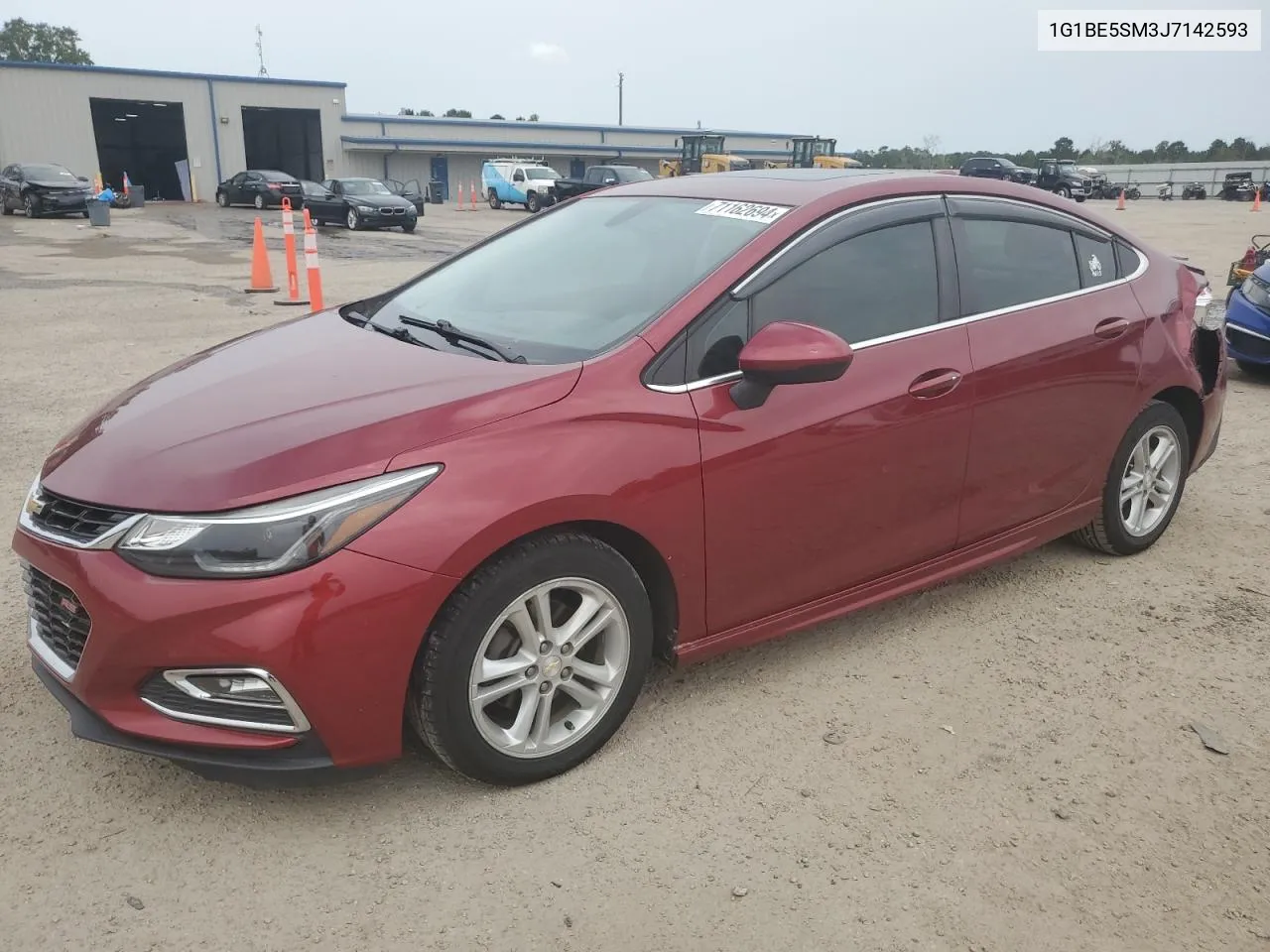 1G1BE5SM3J7142593 2018 Chevrolet Cruze Lt