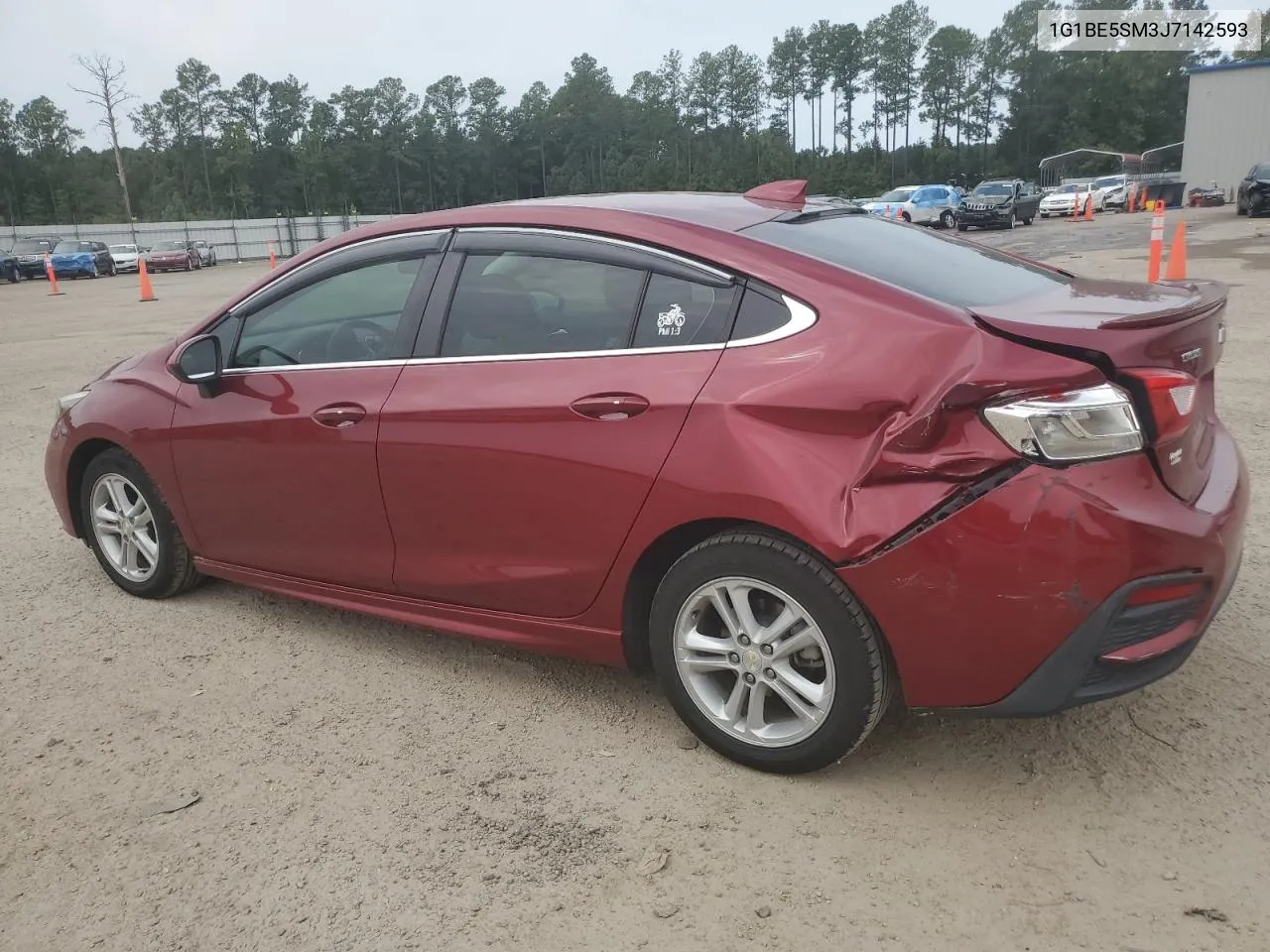 2018 Chevrolet Cruze Lt VIN: 1G1BE5SM3J7142593 Lot: 71162694